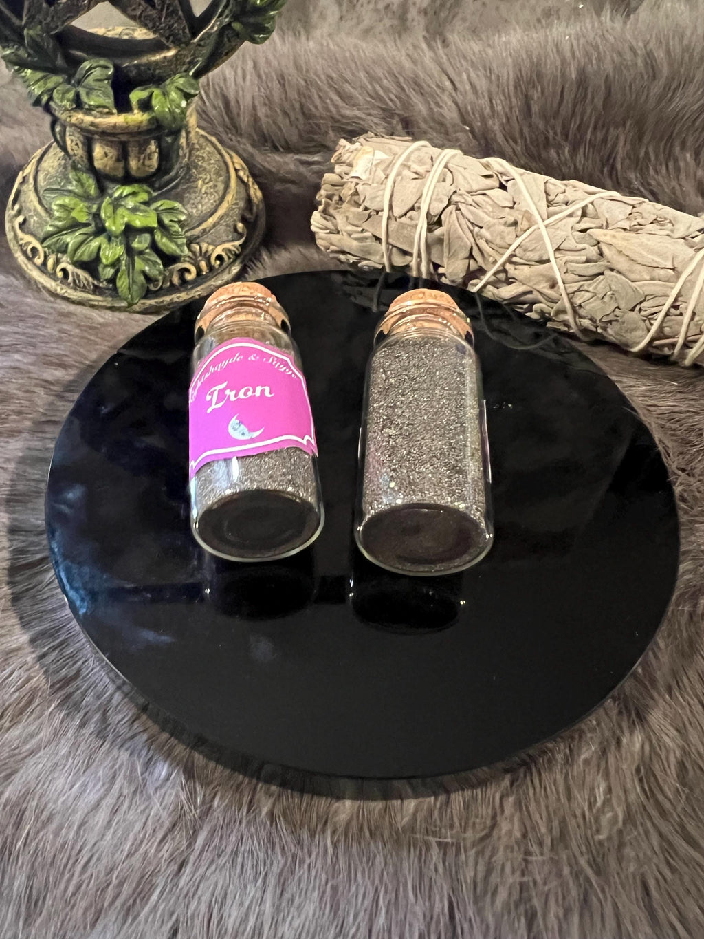 Iron Shavings – Metal Magic, Protection & Grounding (10ml Bottle)