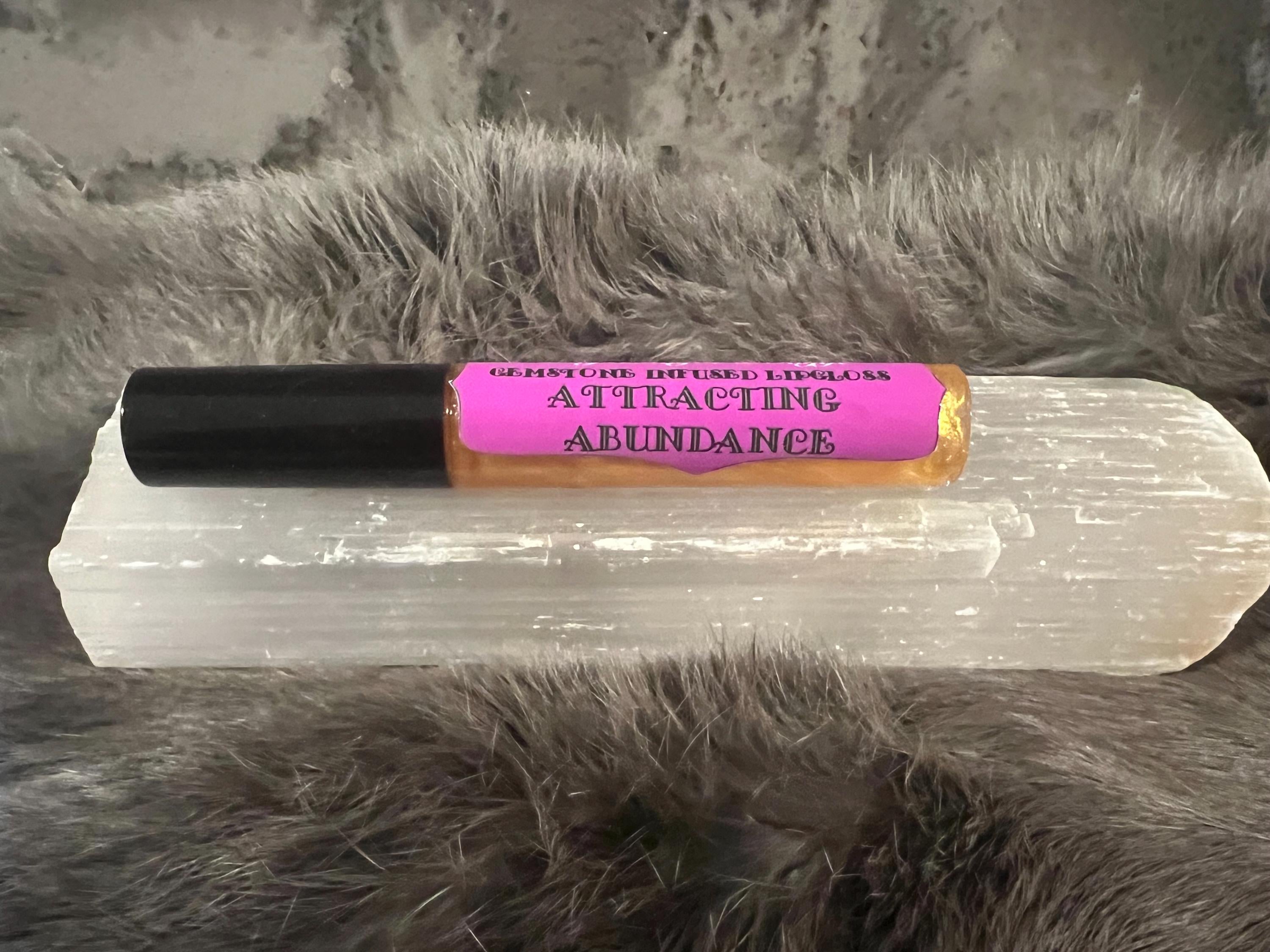 Witchy Lip Gloss: Gemstone Infused, Vegan Abundance Gloss