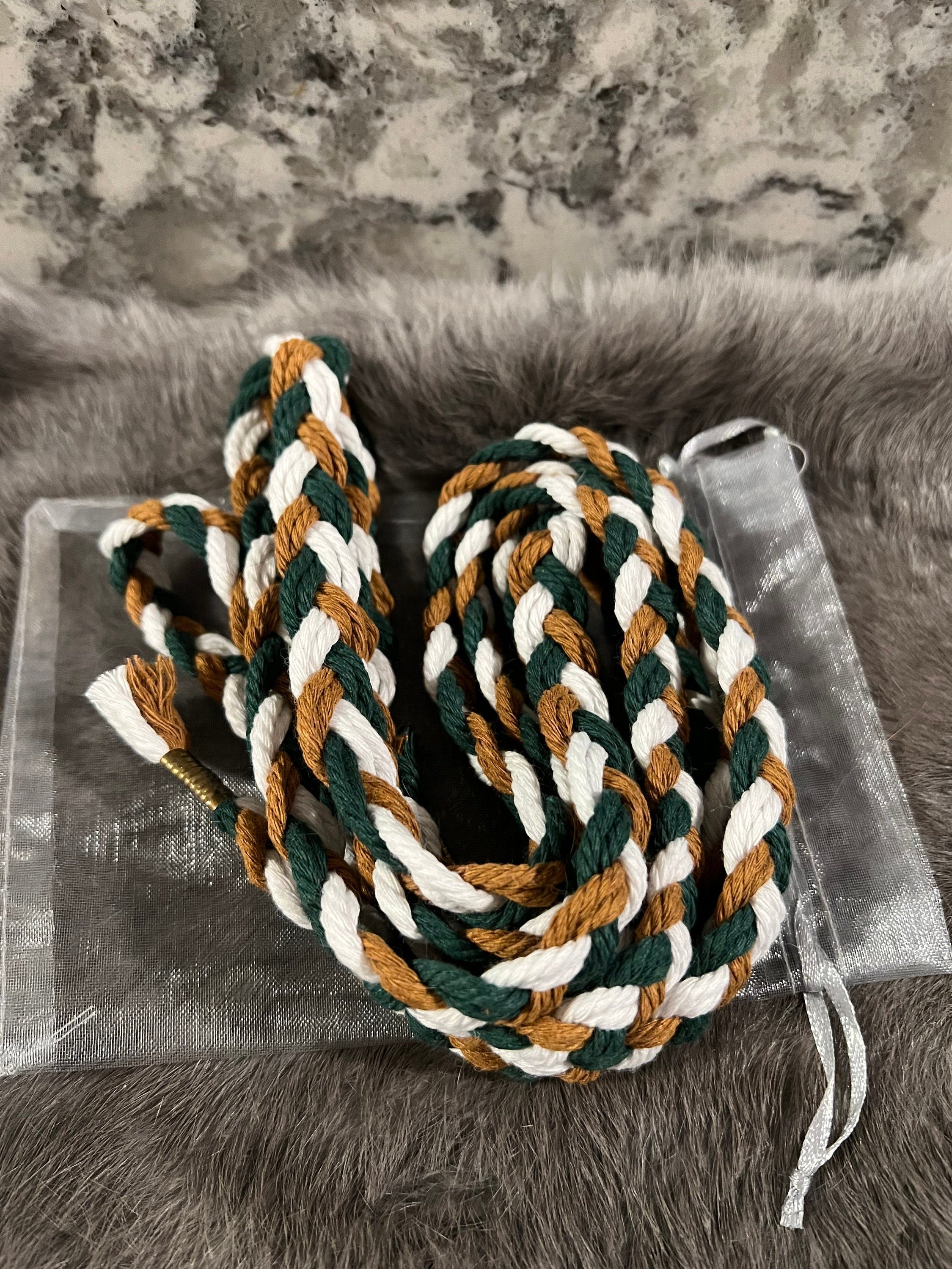 Custom Handfasting Cord - Celtic Wedding, Pagan Binding with Charms