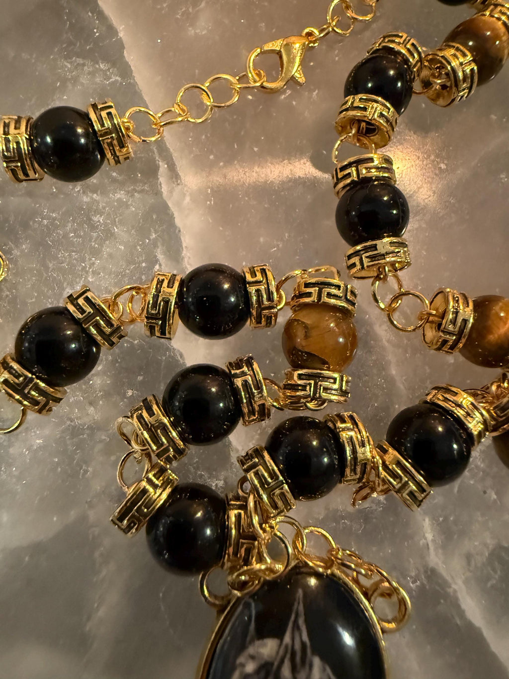 Anubis Diety Rosary: One Of A Kind Diety Prayer Bead Set