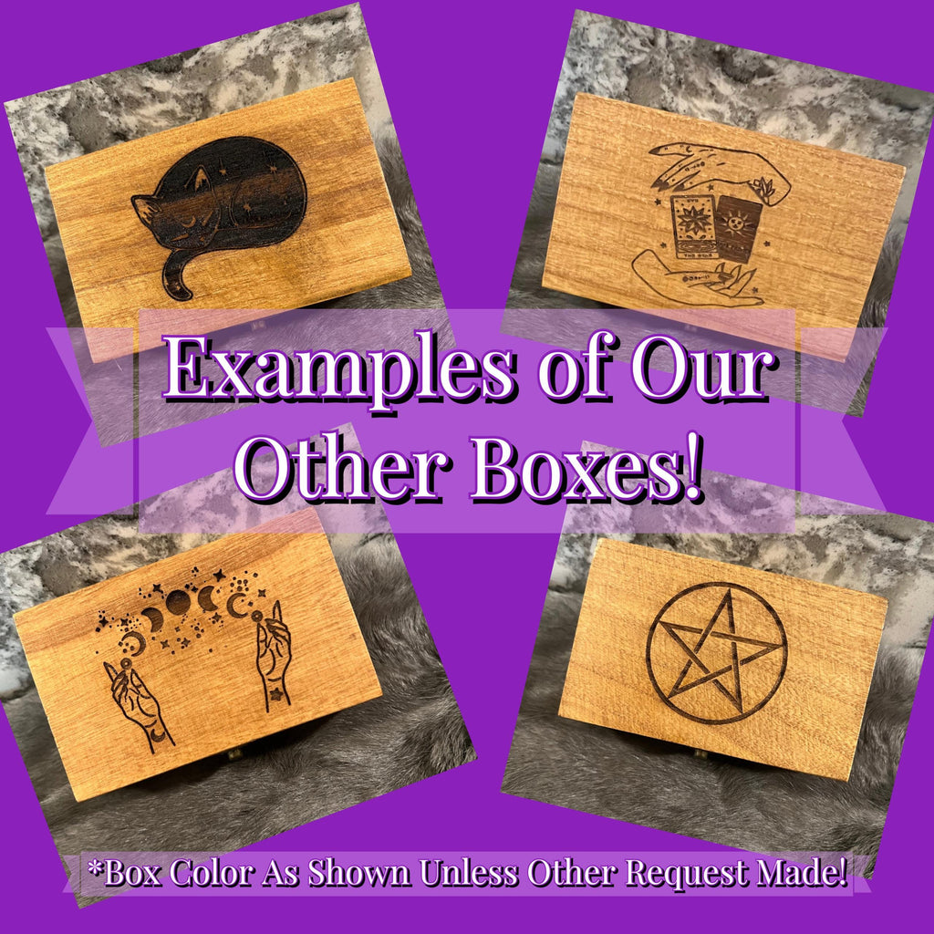Custom Tarot Card Deck Box: Personalized Witch Altar Box