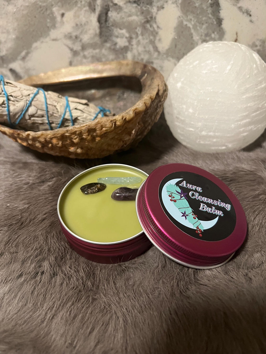 Aura Cleansing Balm: Sage, Rosemary & Cedar - 2oz Apothecary Salve