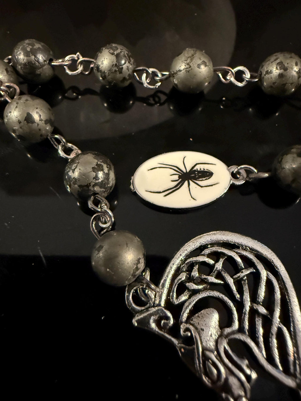 Loki Diety Prayer Beads: Simple One Of A Kind Diety Prayer Bead Set