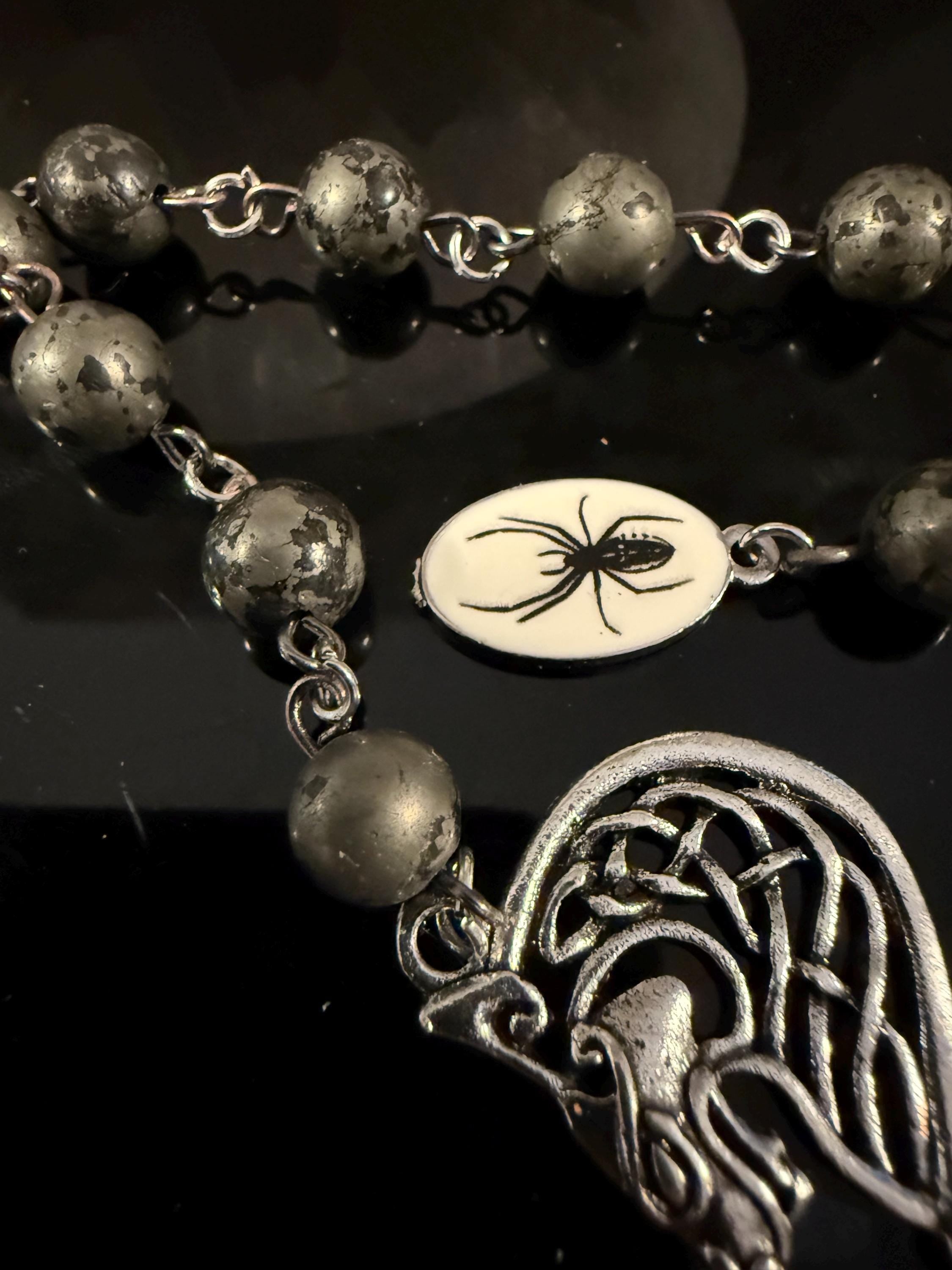 Loki Diety Prayer Beads: Simple One Of A Kind Diety Prayer Bead Set