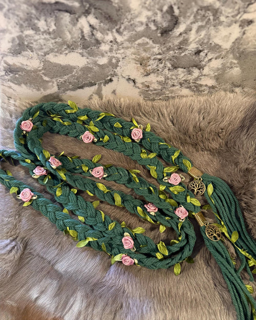 Bespoke Floral Handfasting Cord - Custom Crafted For You