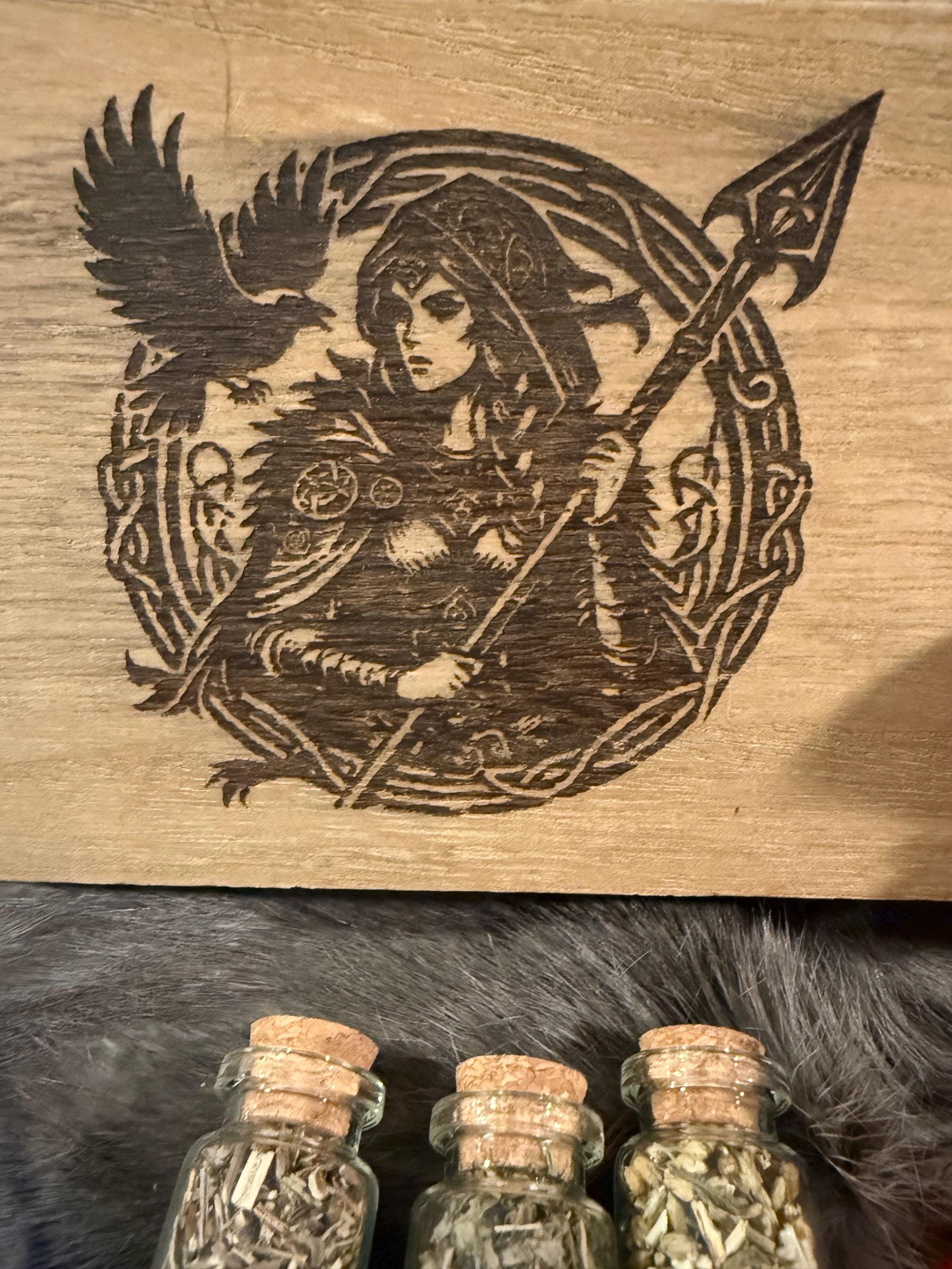 Morrigan Altar Set: Diety Worship Tools