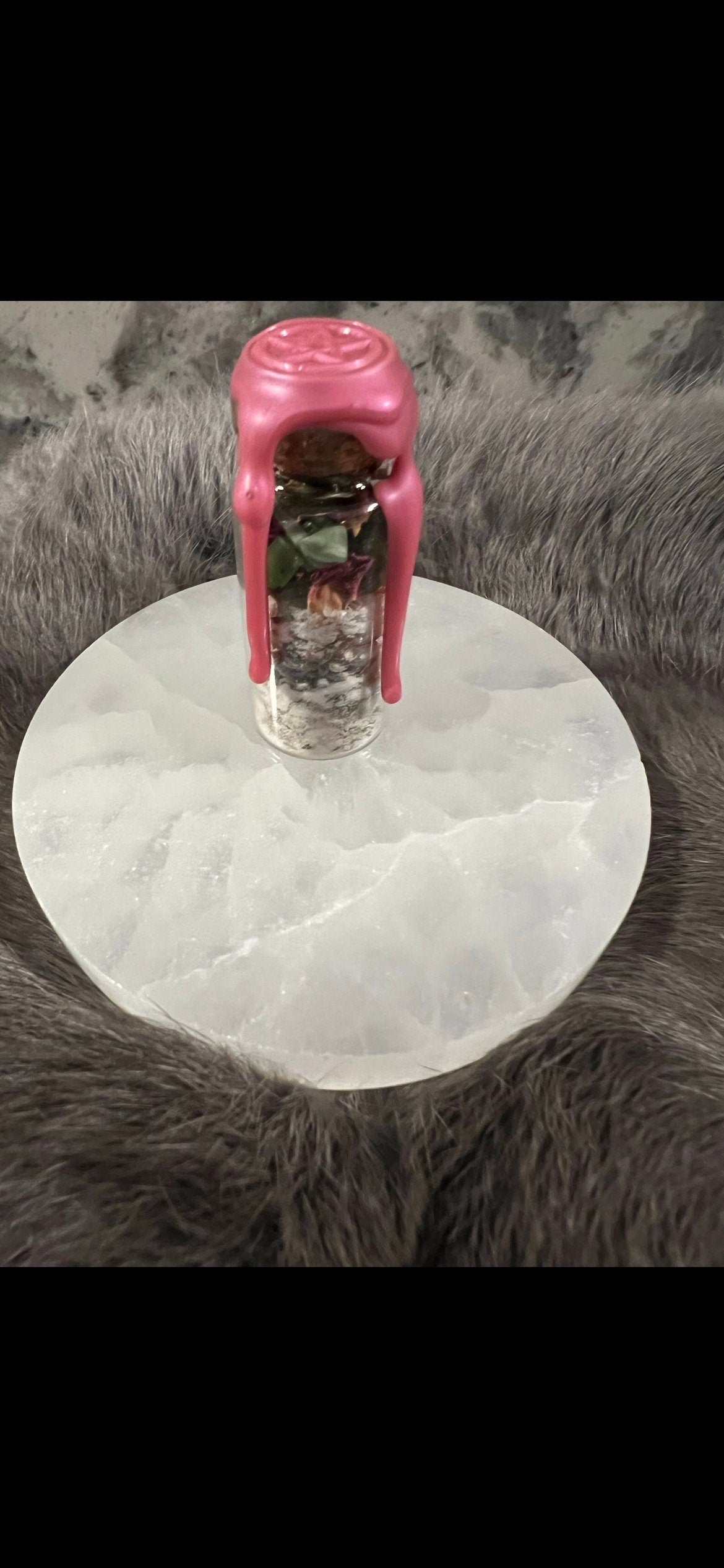 Personalized Intention Spell Jar: Manifestation Charm Bottle