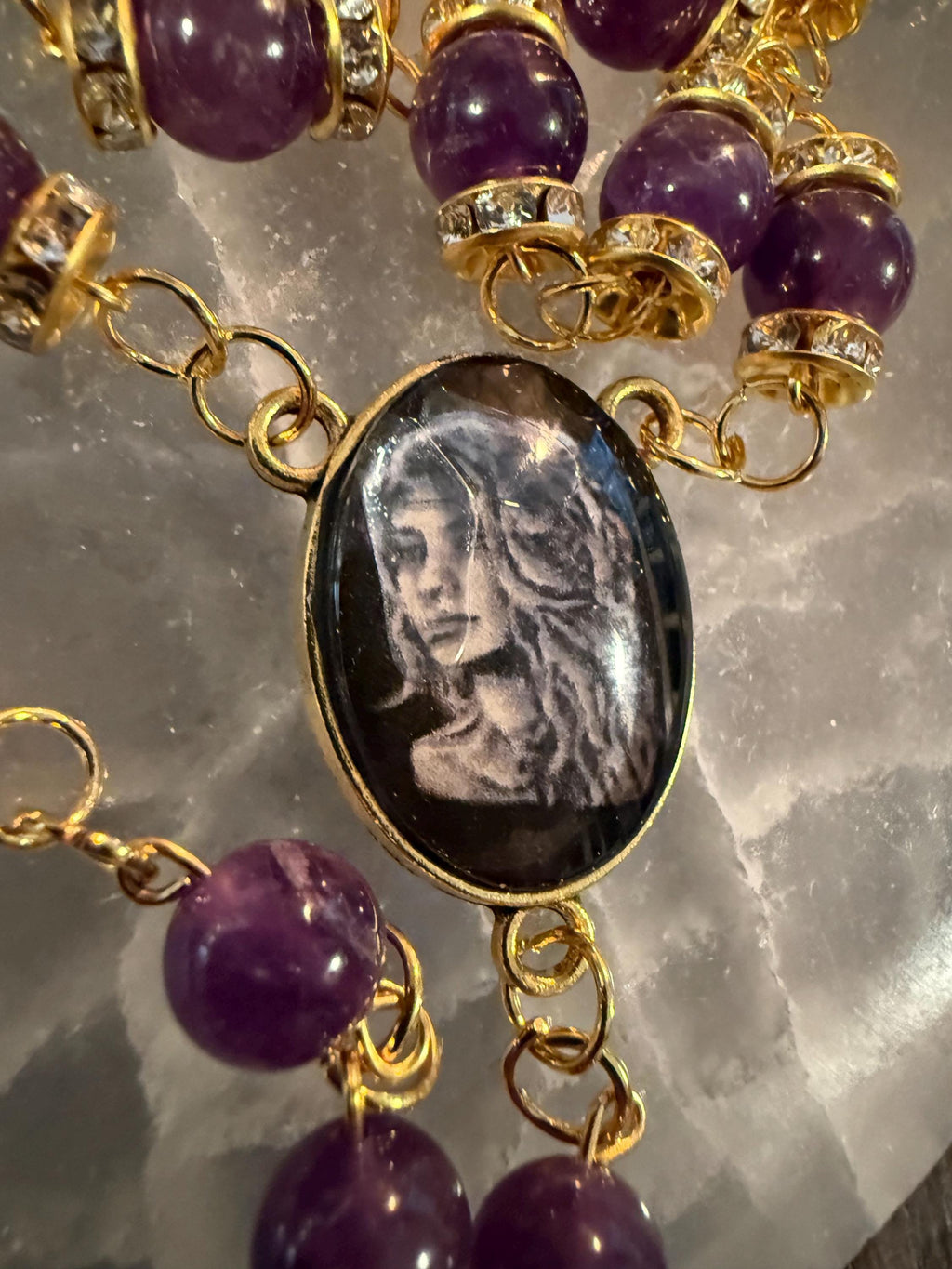 Persephone Diety Rosary: One Of A Kind Diety Prayer Bead Set