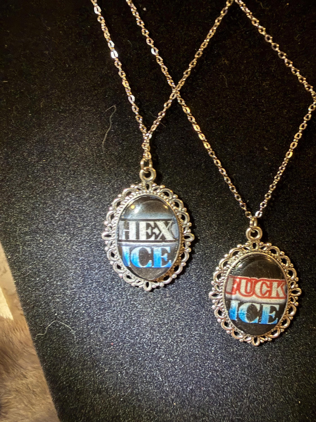 Protest Jewelry: NO ICE, I.C.E., Immigrant Rights, Witchy Jewelry