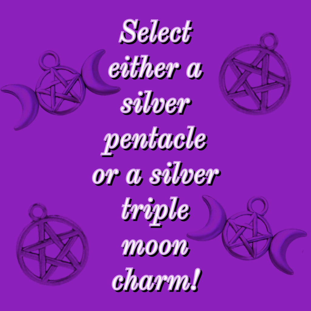 Blessed Pet Collar: Witchy Familiar Protection Collar with Pentacle Charm