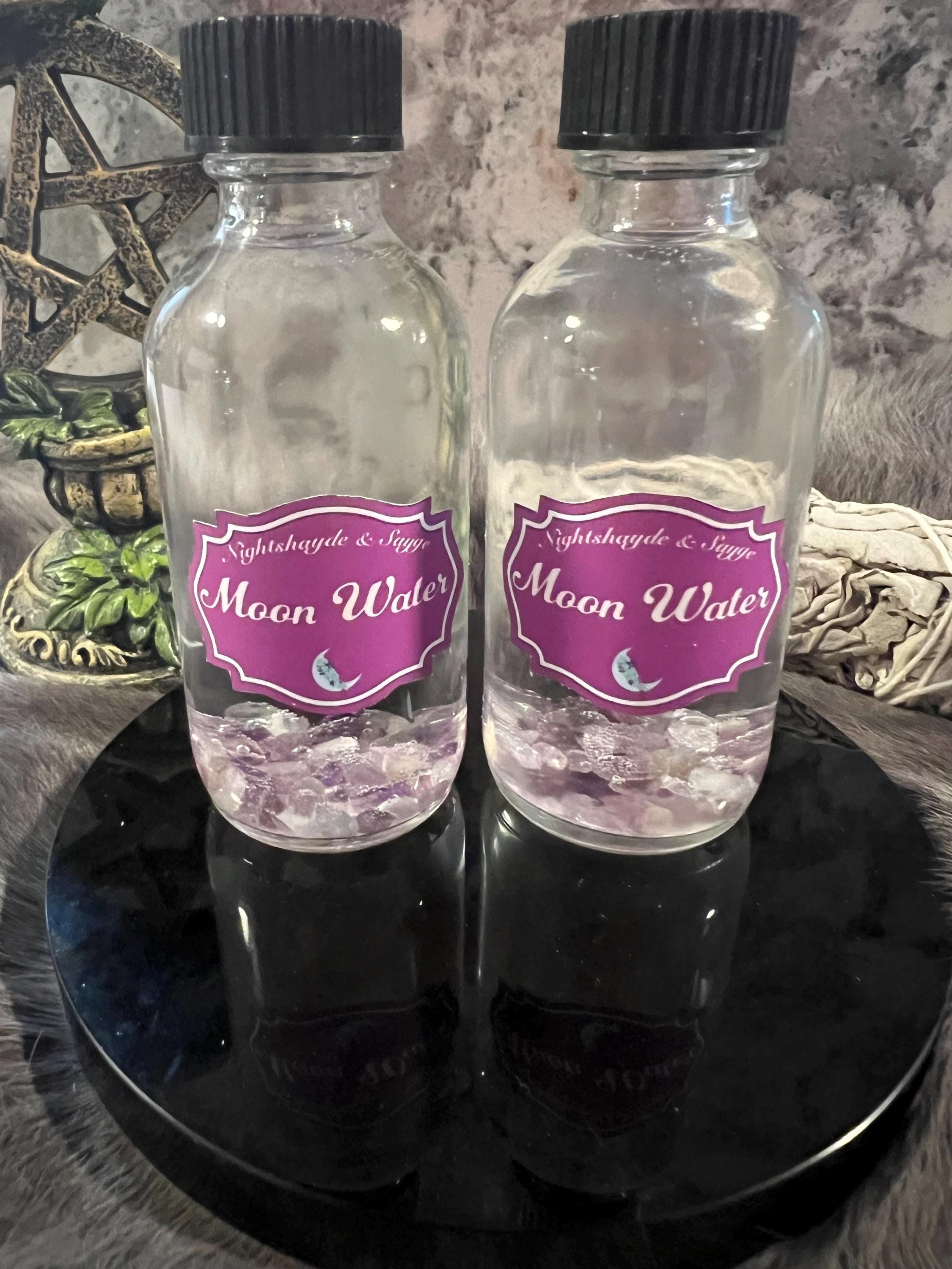 Full Moon Water – Gemstone Infused, Magic Spell Water (2oz)