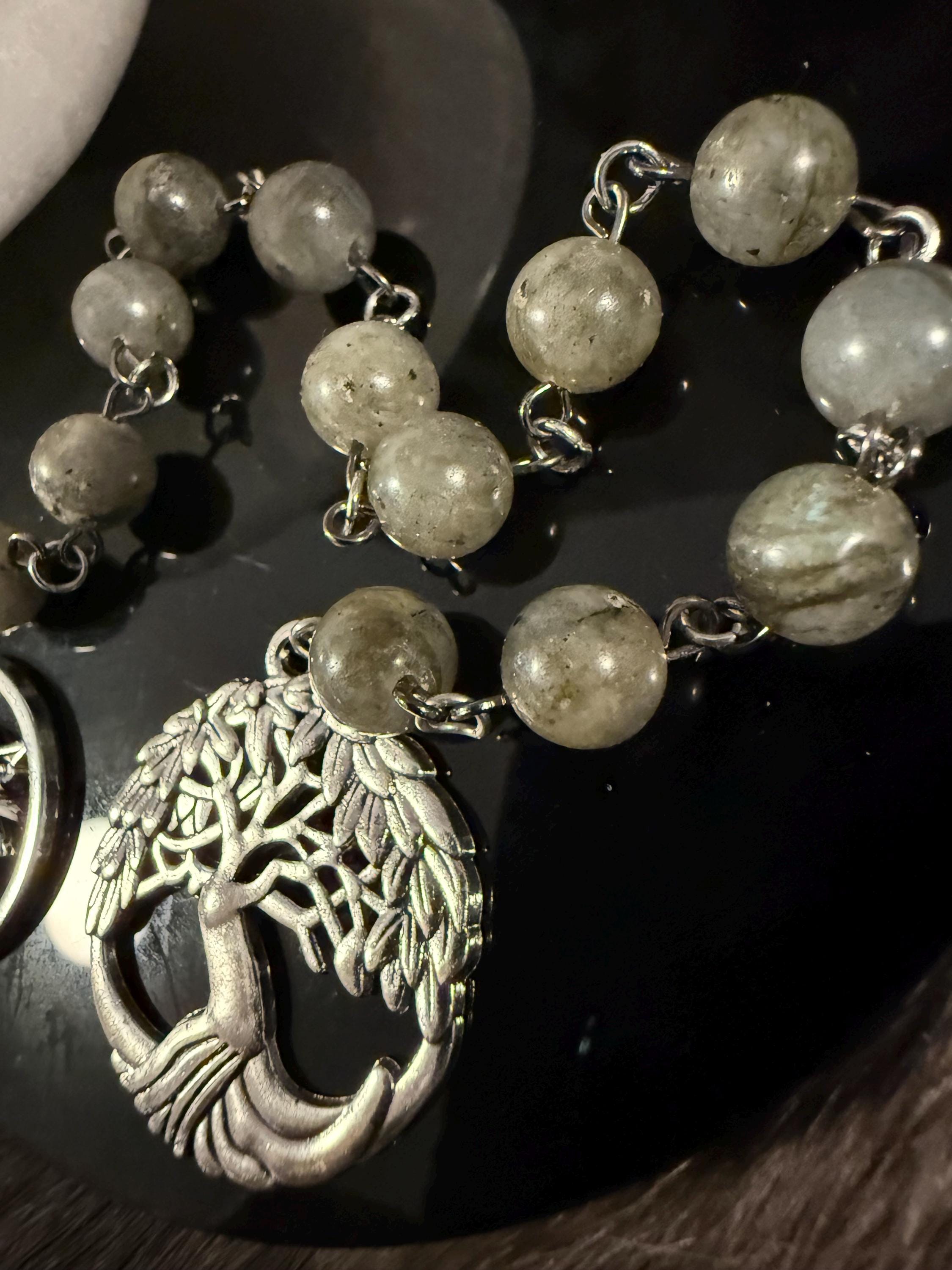 Odin Diety Prayer Beads: Simple One Of A Kind Diety Prayer Bead Set