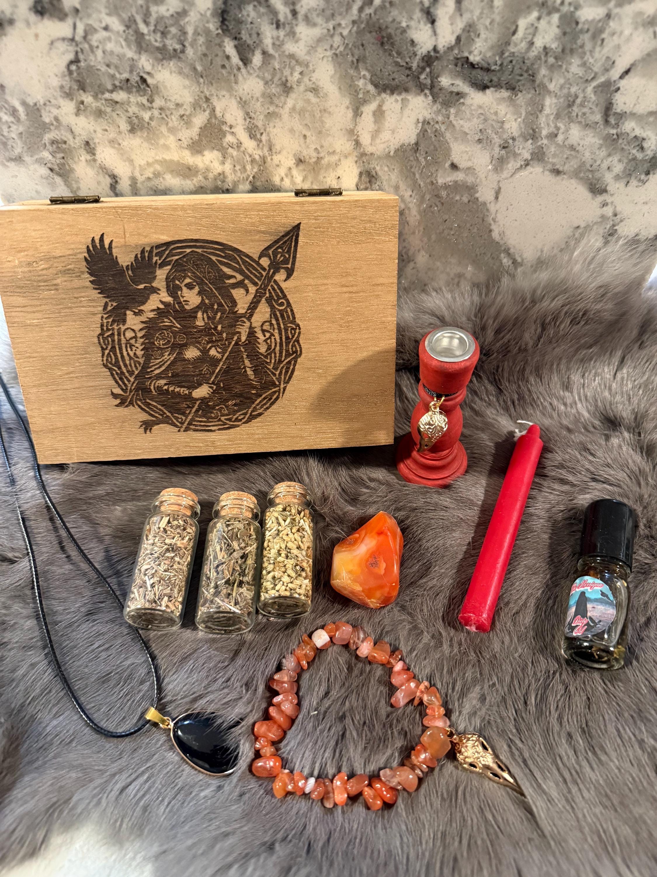 Morrigan Altar Set: Diety Worship Tools