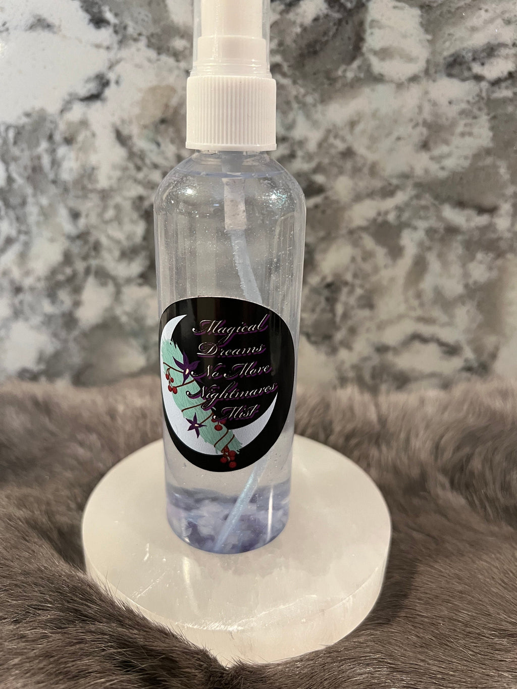 No More Nightmares Room Spray: Crystal Infused Bedtime Mist