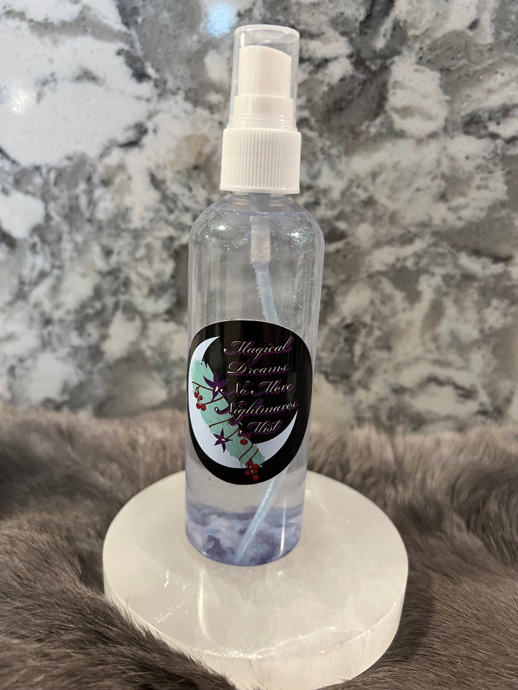No More Nightmares Room Spray: Crystal Infused Bedtime Mist