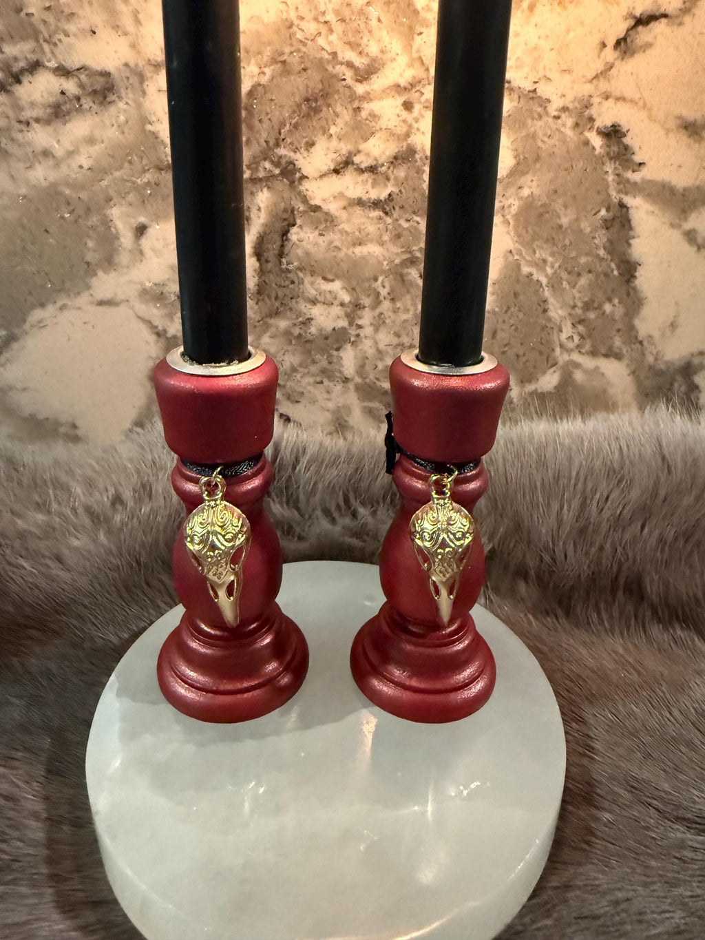 The Morrigan: Diety Chime Candle Holder Set