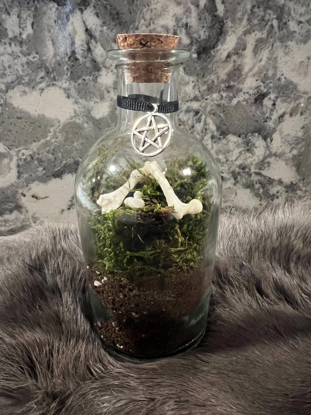 Elemental Altar Bottles: Witchcraft Ritual Tools, Altar Decor