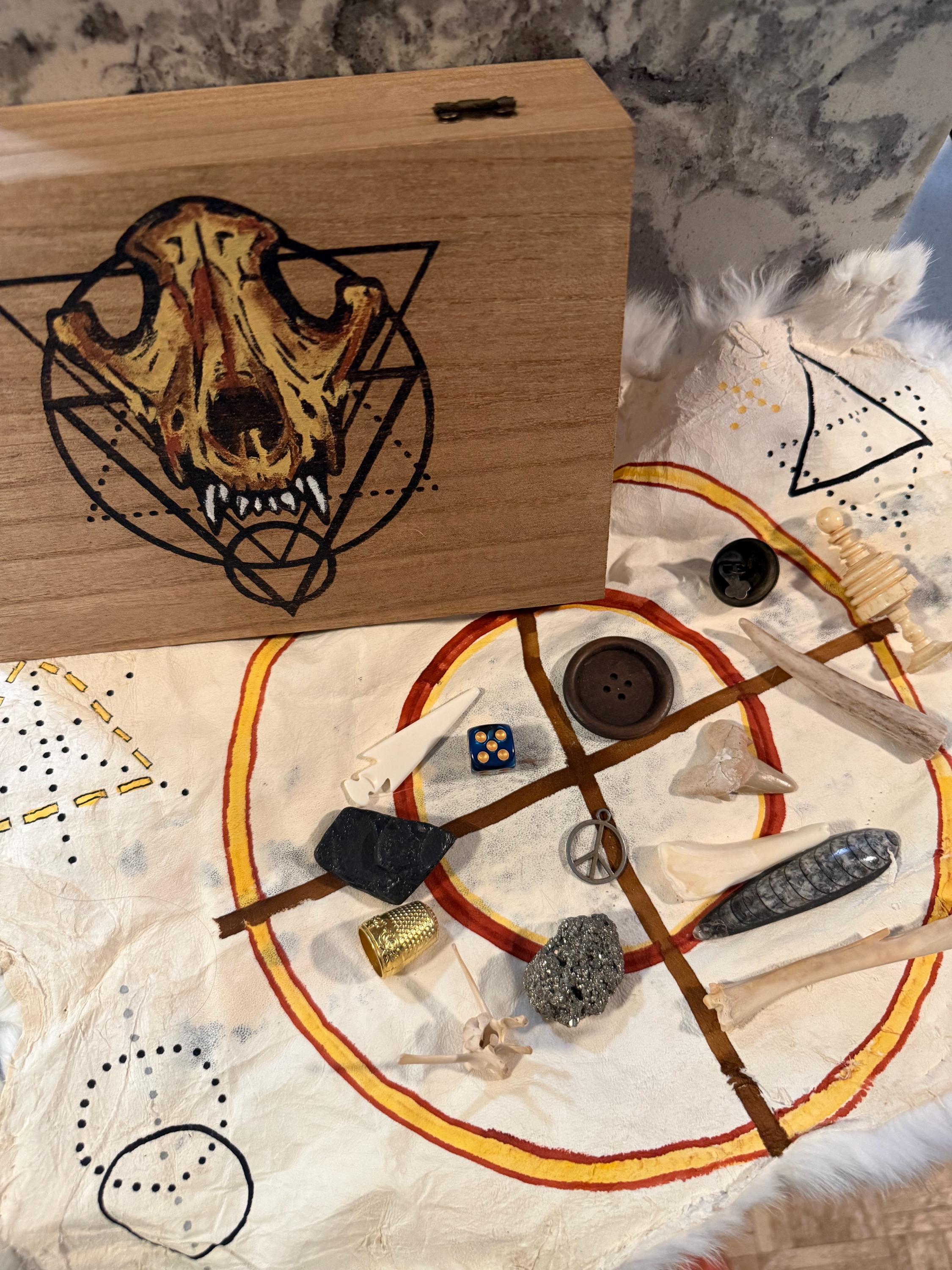 Bone Throwing or Charm Casting Starter Kit: ONE OF A KIND!
