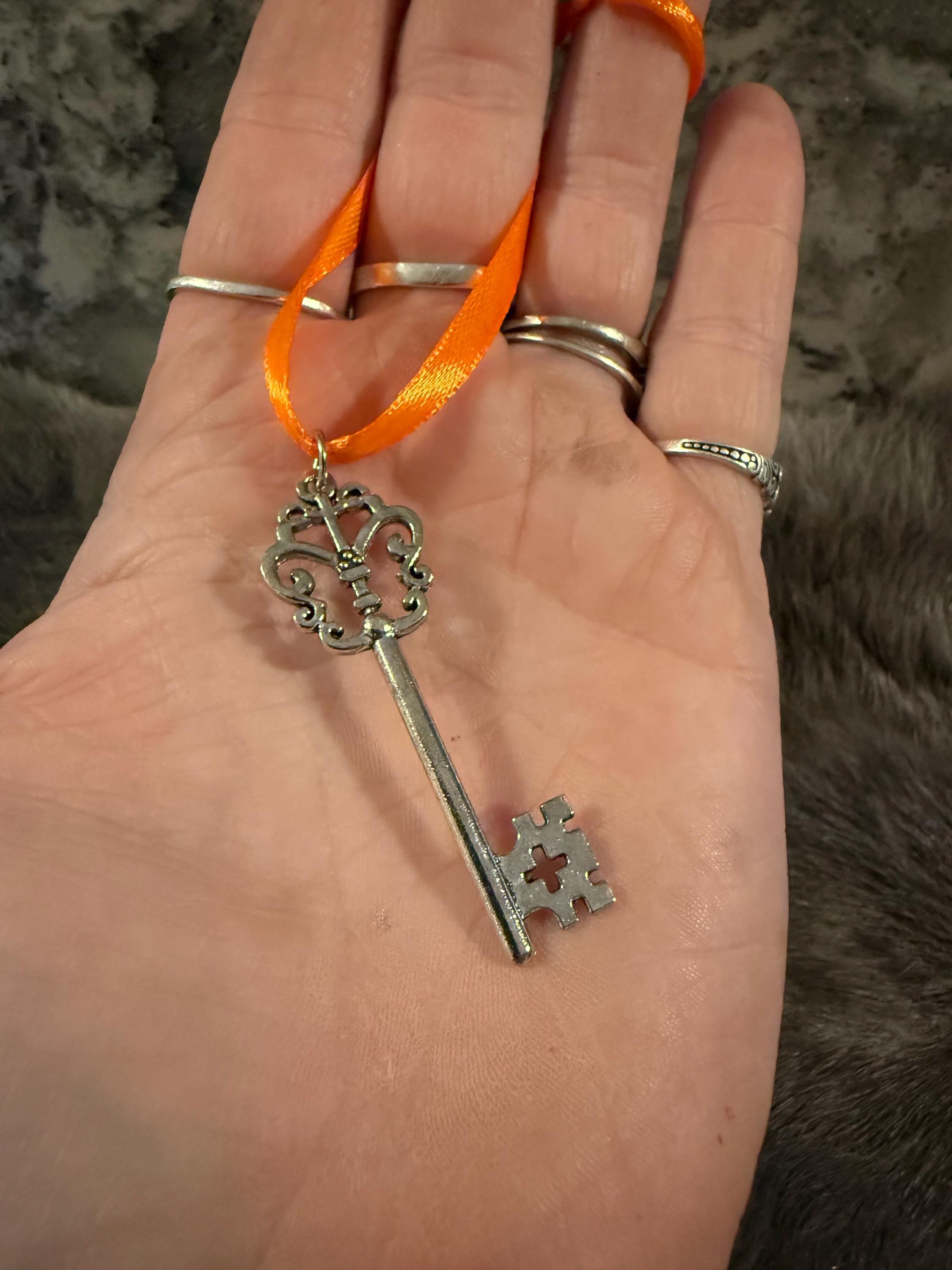 Silver Key On A Ribbon: Road Opener Witchcraft