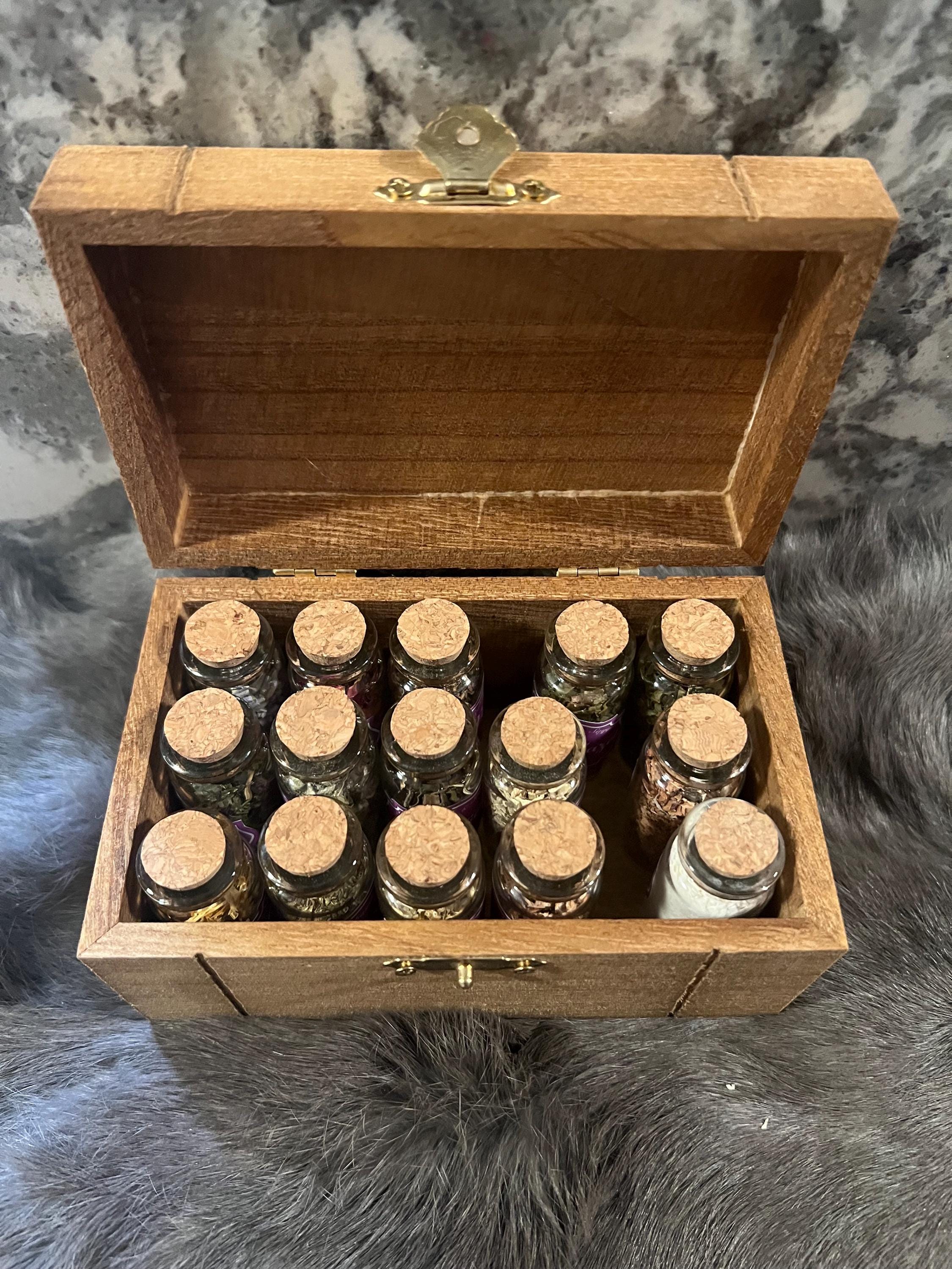 Witch's Apothecary Starter Kit: 15 Herbal Spell Ingredients