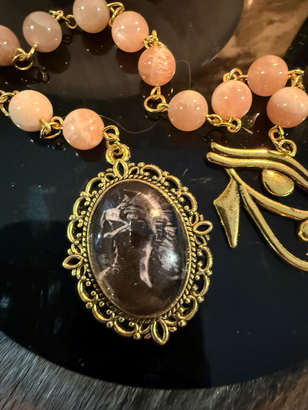 Sunstone Rah Prayer Beads: Egyptian Deity Rosary