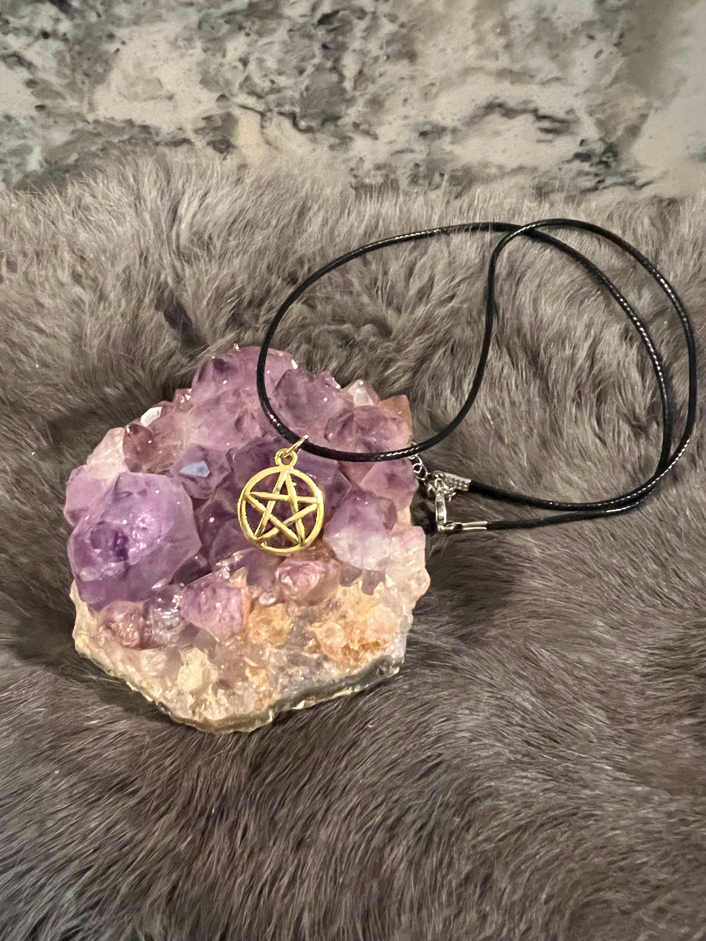 Pentacle Pendant Necklace: Witchy Pagan Jewelry