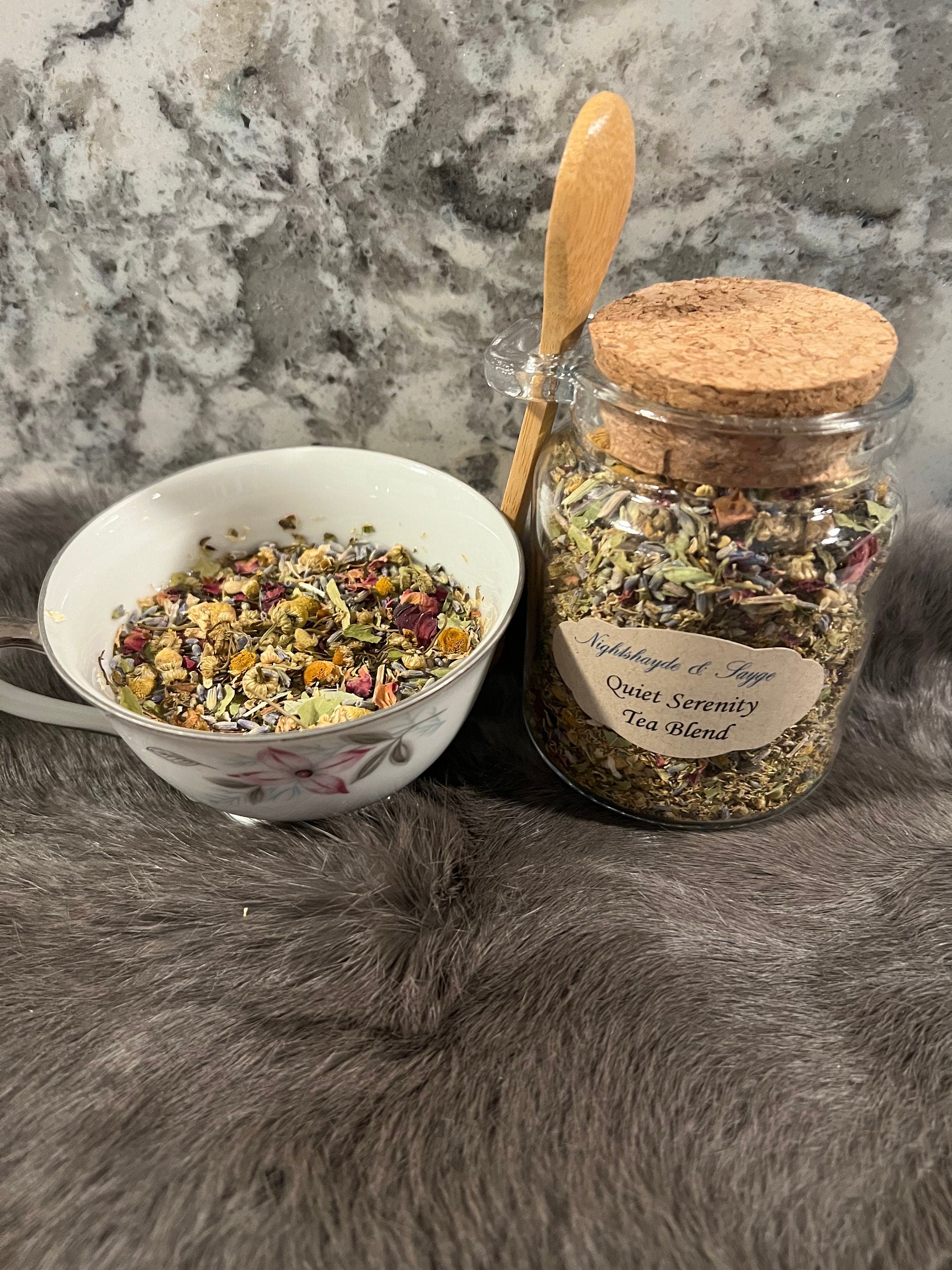Calming Serenity Tea: Organic Herbal Loose Leaf Tea Blend