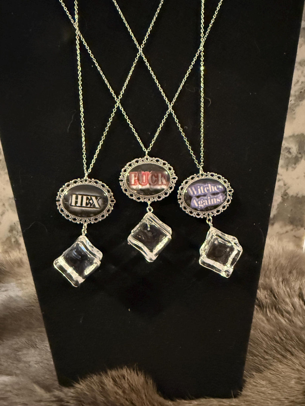 Protest Jewelry: NO ICE, I.C.E., Immigrant Rights, Witchy Jewelry