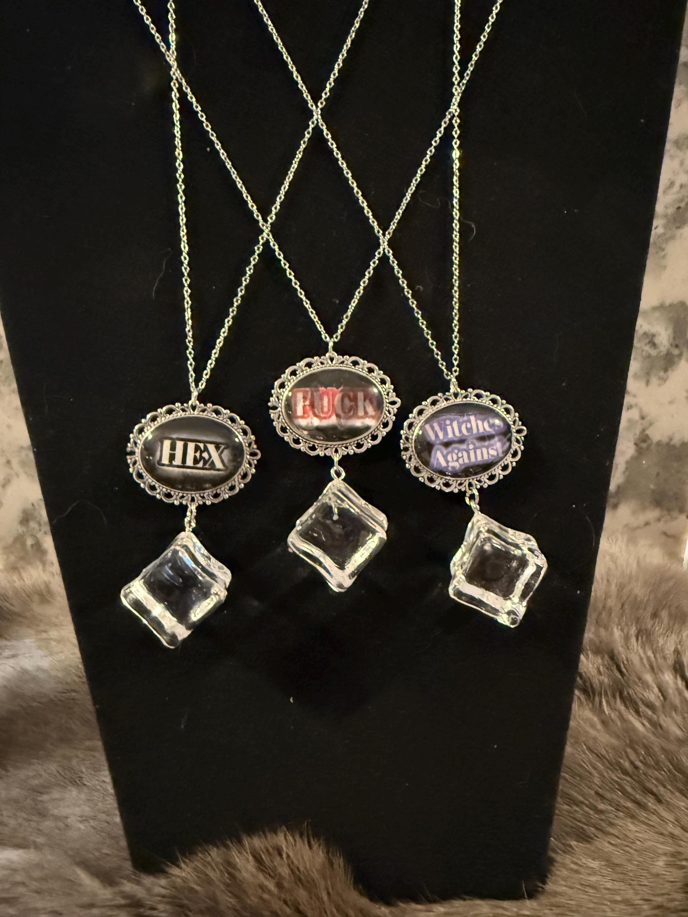Protest Jewelry: NO ICE, I.C.E., Immigrant Rights, Witchy Jewelry