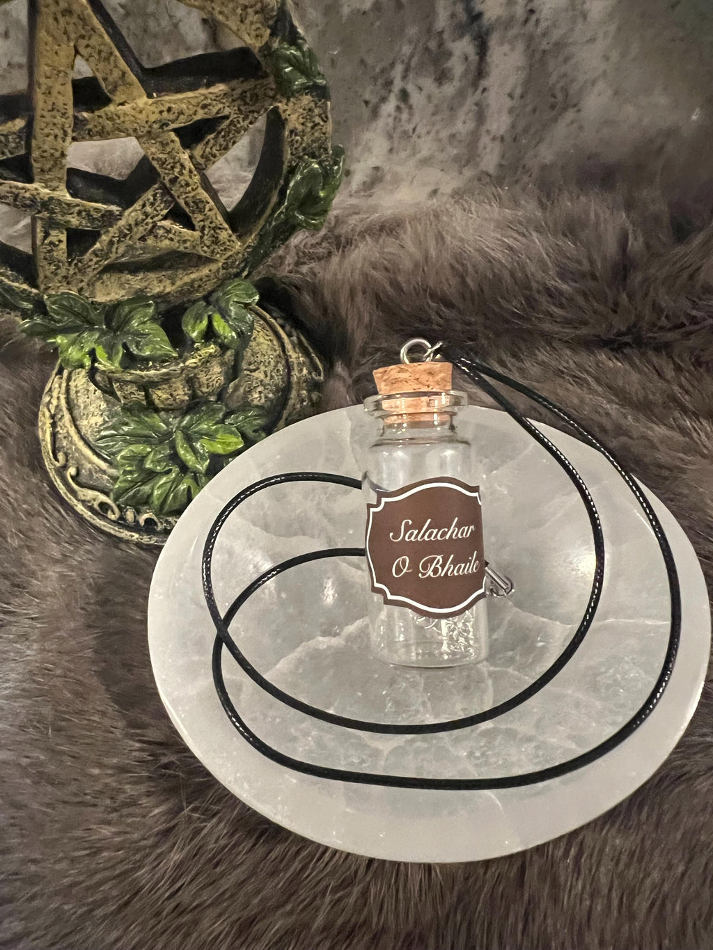 Safe Travels Empty Spell Bottle – Gaelic Dirt From Home, Protection Magic