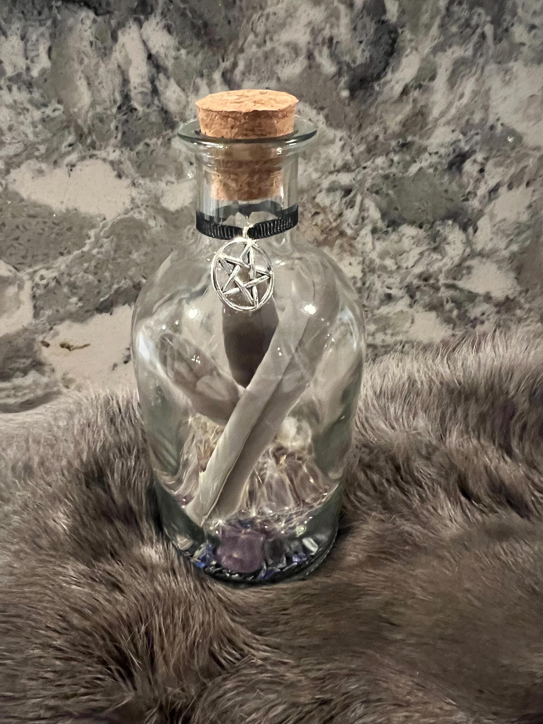Elemental Altar Bottles: Witchcraft Ritual Tools, Altar Decor