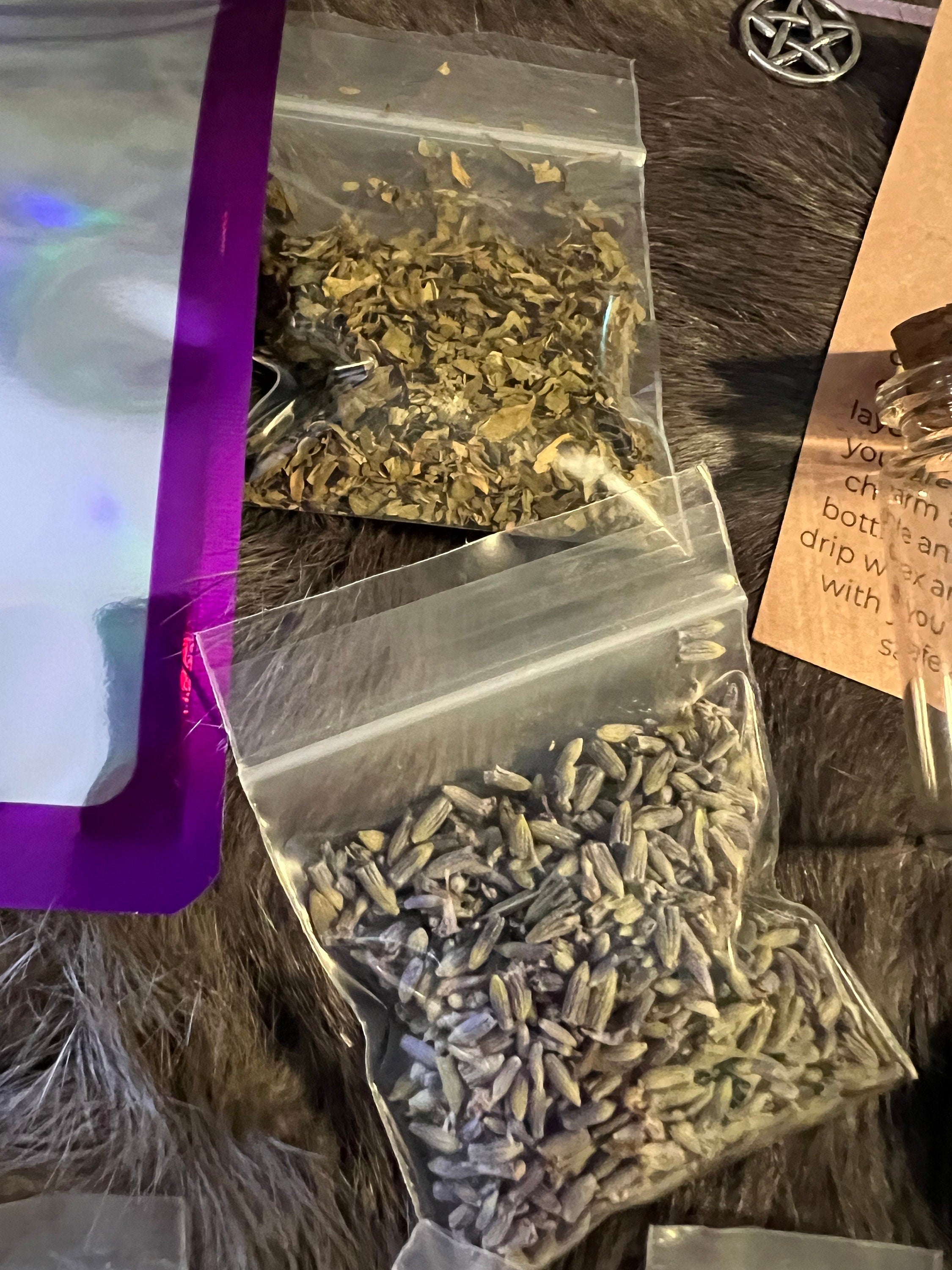 DIY Spell Jar Kit: Energy Cleansing, Herbs, Crystals