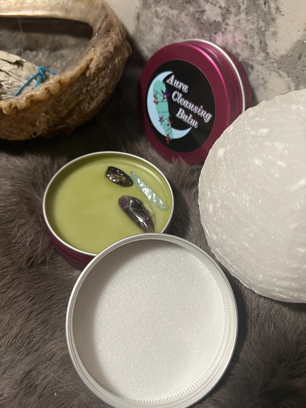 Aura Cleansing Balm: Sage, Rosemary & Cedar - 2oz Apothecary Salve