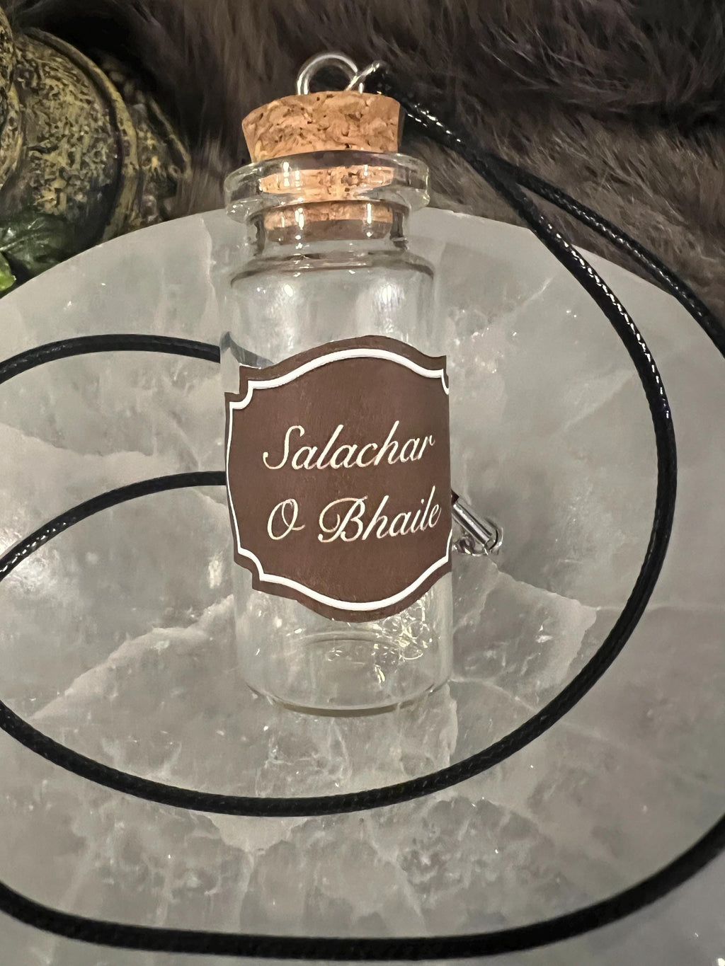 Safe Travels Empty Spell Bottle – Gaelic Dirt From Home, Protection Magic