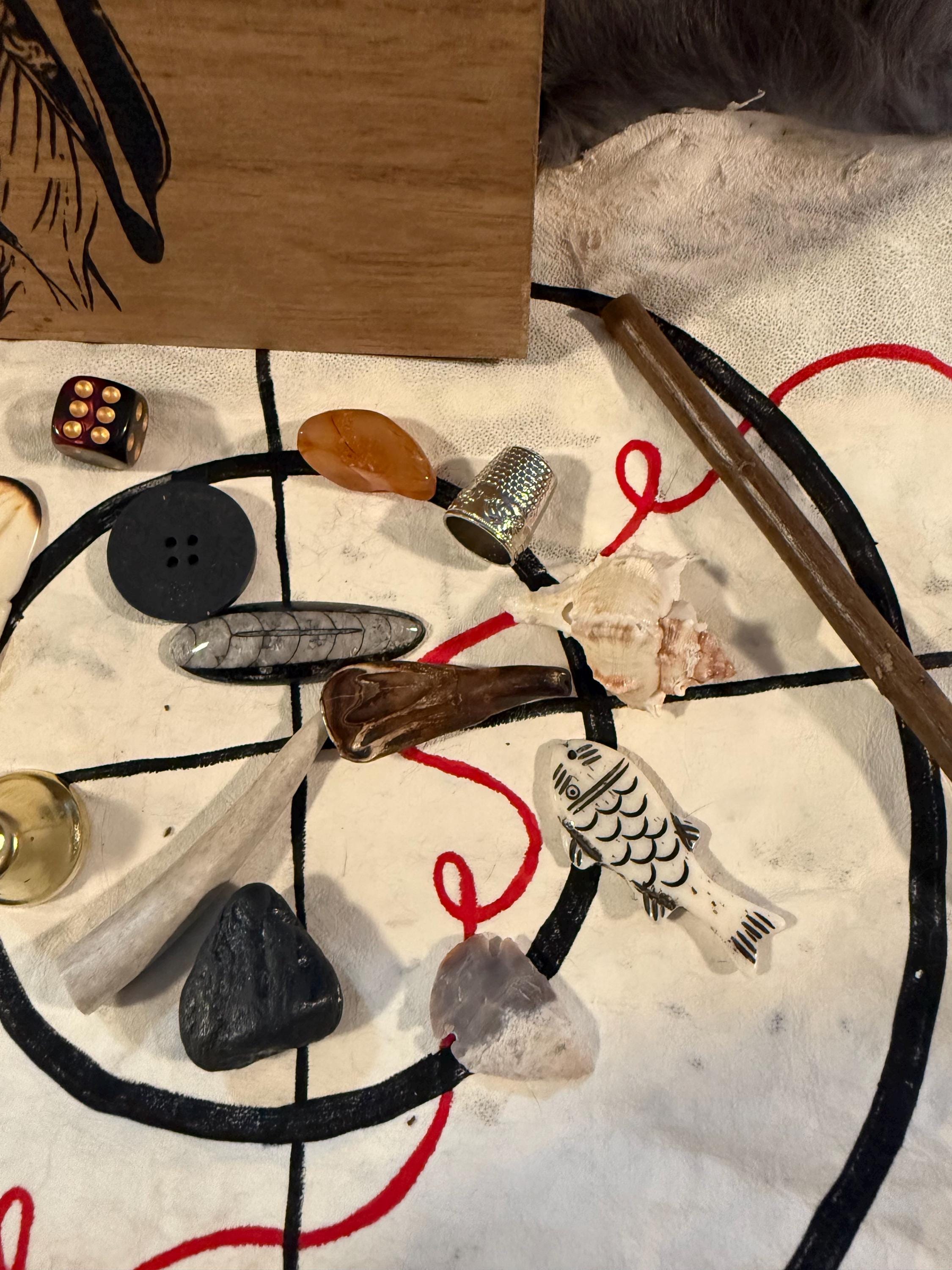 Bone Throwing or Charm Casting Starter Kit: ONE OF A KIND!