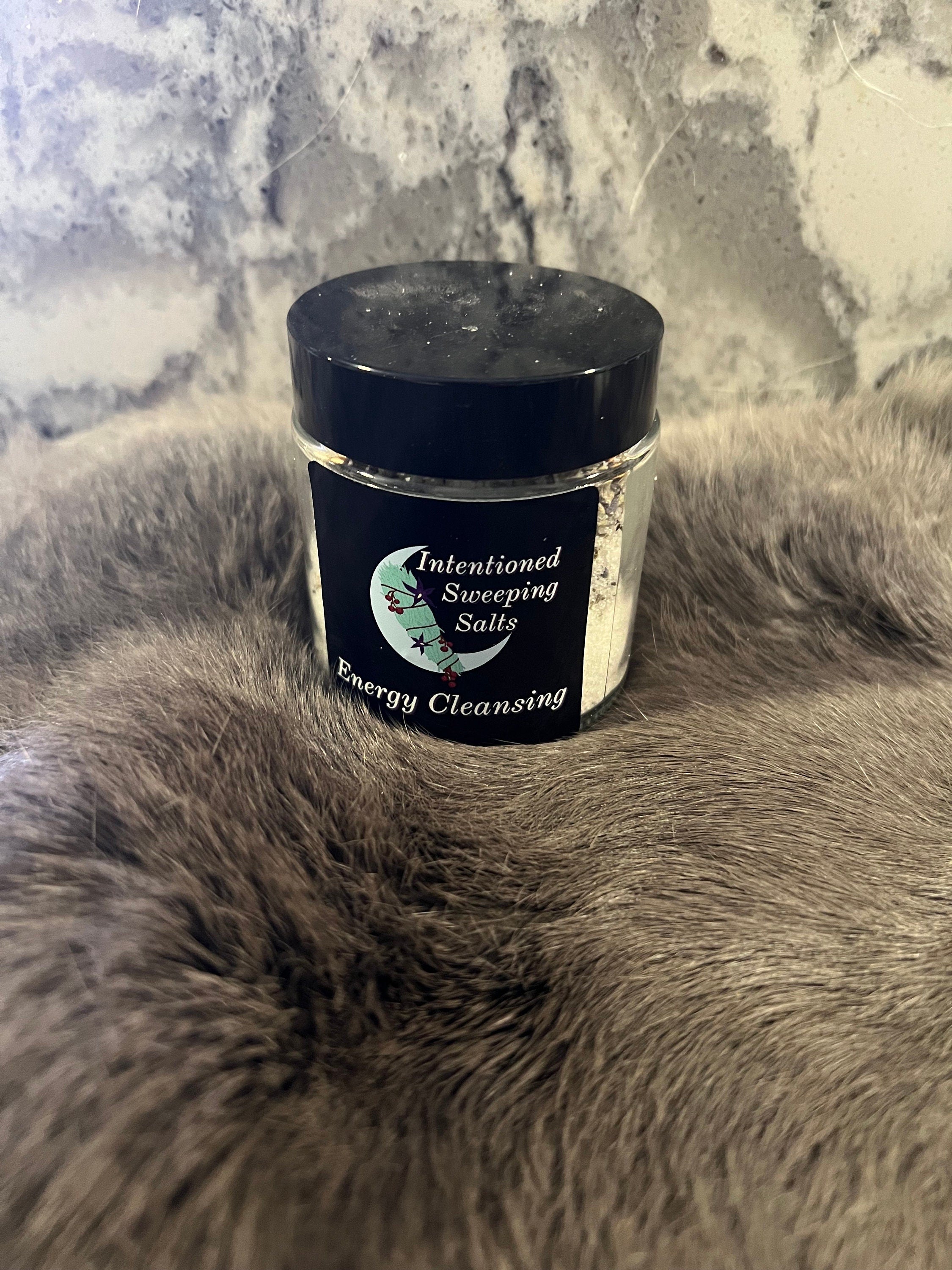 Herbal Sweeping Salts: Cleansing Ritual, Witchy Home Warding (4oz)
