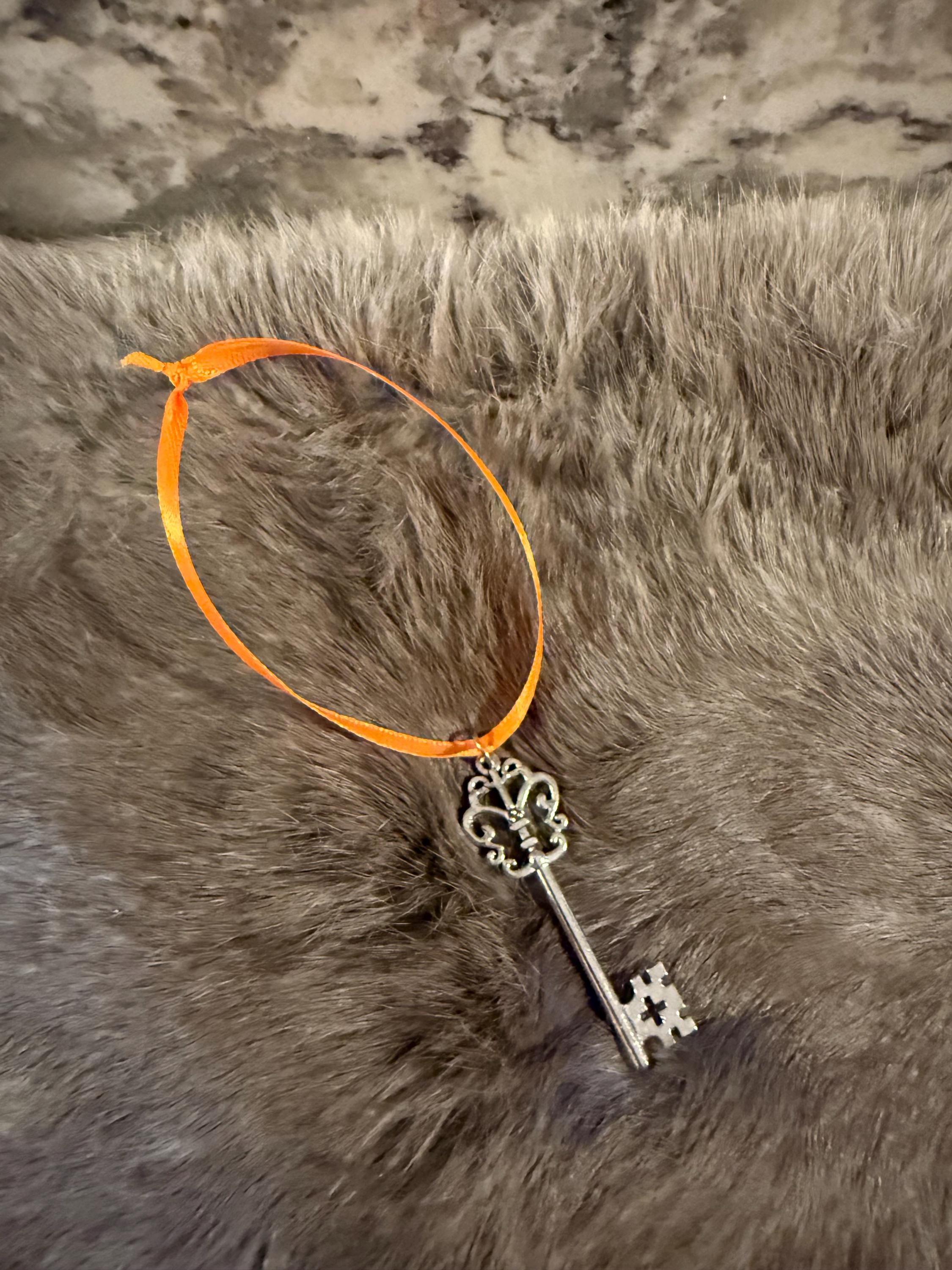 Silver Key On A Ribbon: Road Opener Witchcraft