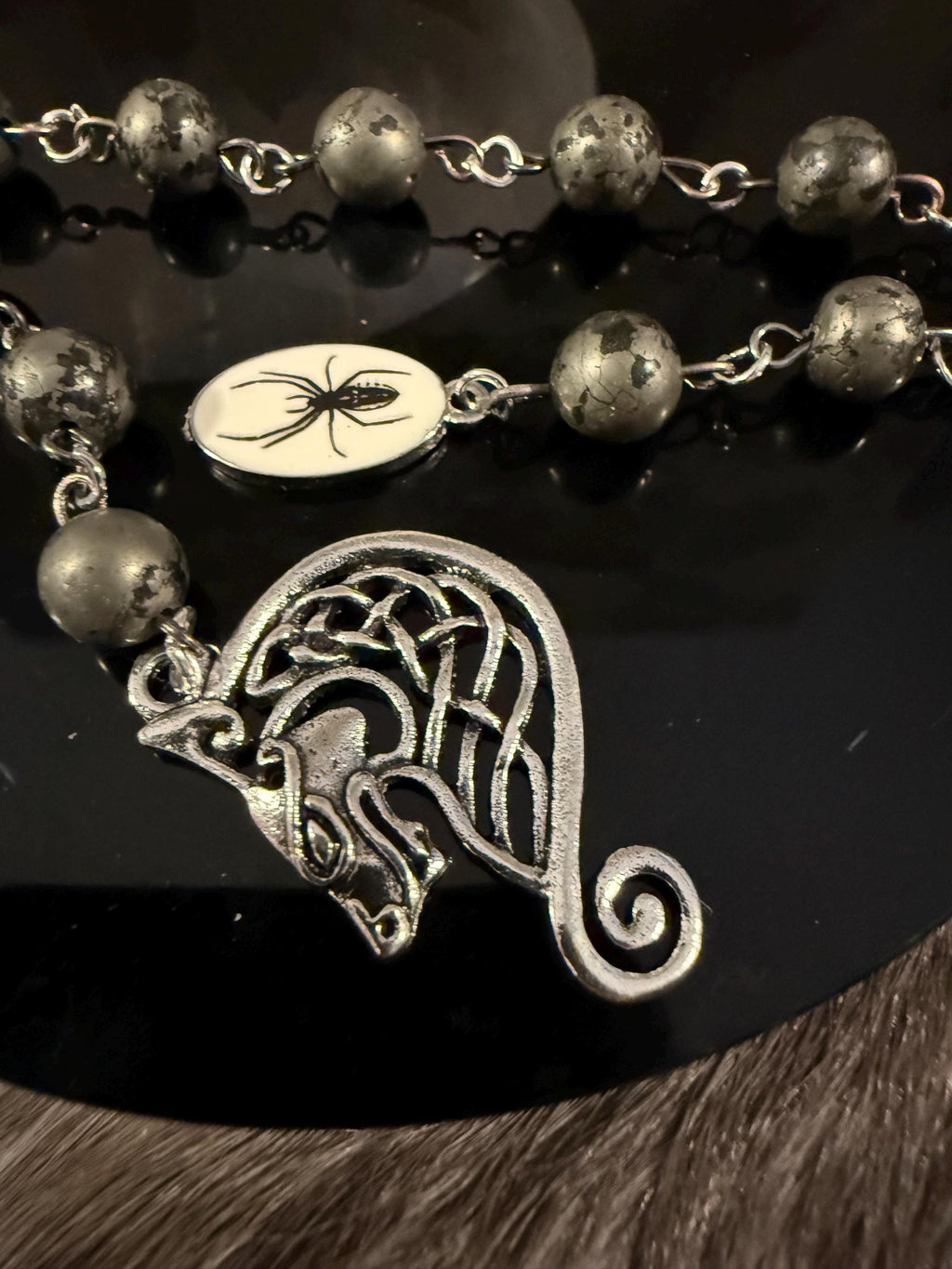 Loki Diety Prayer Beads: Simple One Of A Kind Diety Prayer Bead Set