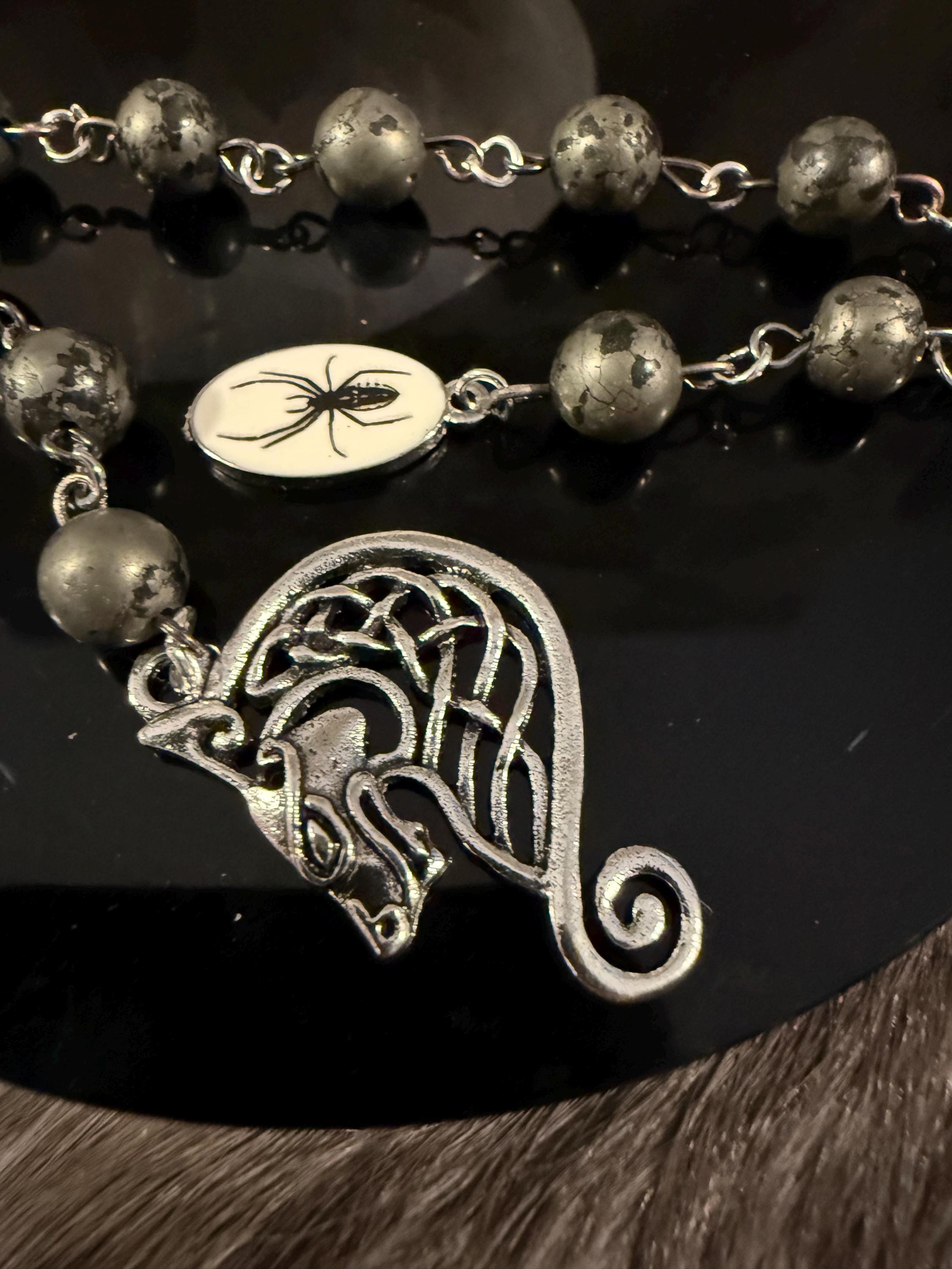 Loki Diety Prayer Beads: Simple One Of A Kind Diety Prayer Bead Set