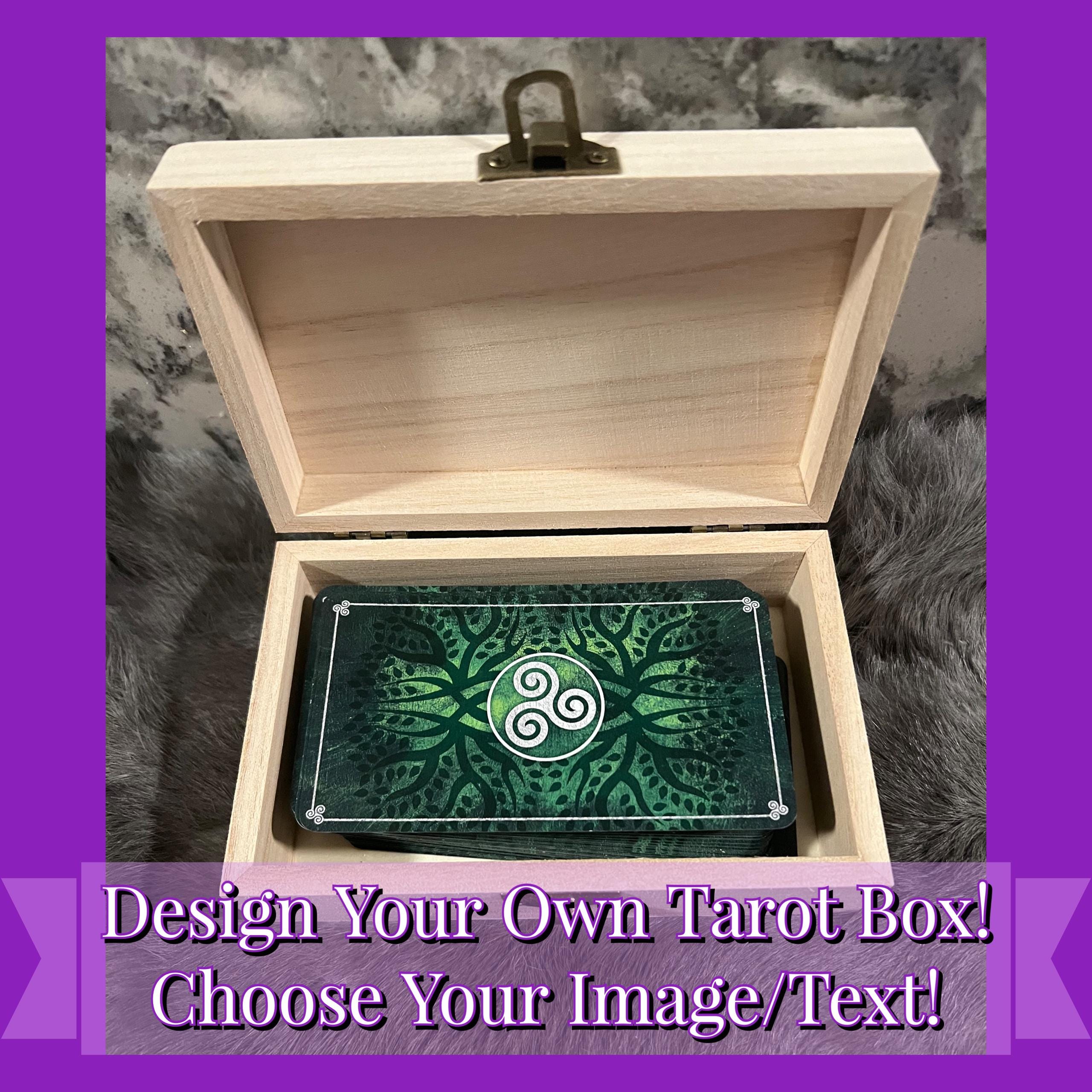 Custom Tarot Card Deck Box: Personalized Witch Altar Box