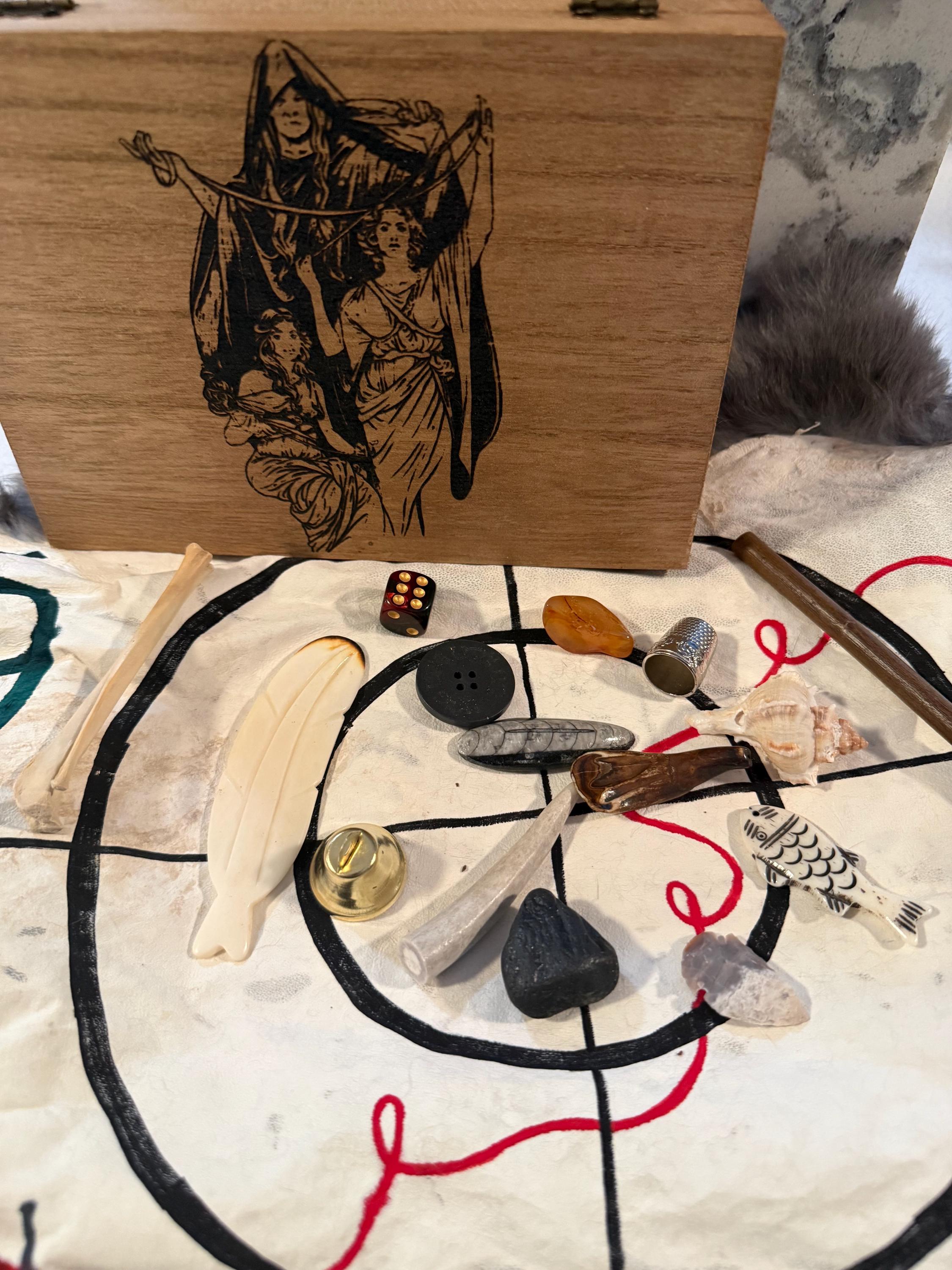 Bone Throwing or Charm Casting Starter Kit: ONE OF A KIND!
