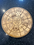 Custom Birch Wheel of The Year – Pagan Sabbat Calendar