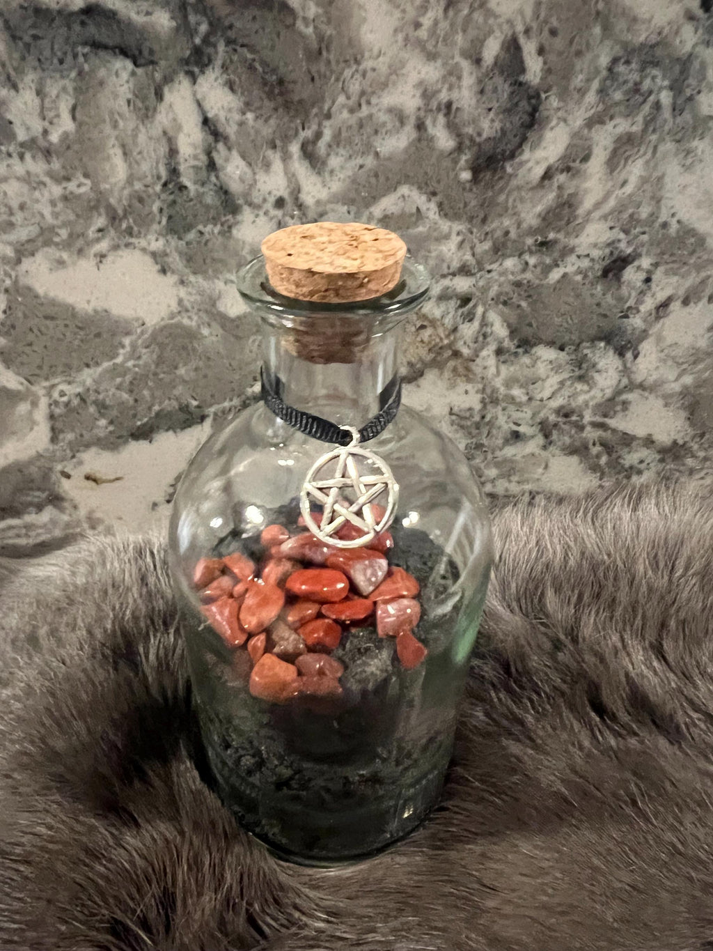 Elemental Altar Bottles: Witchcraft Ritual Tools, Altar Decor