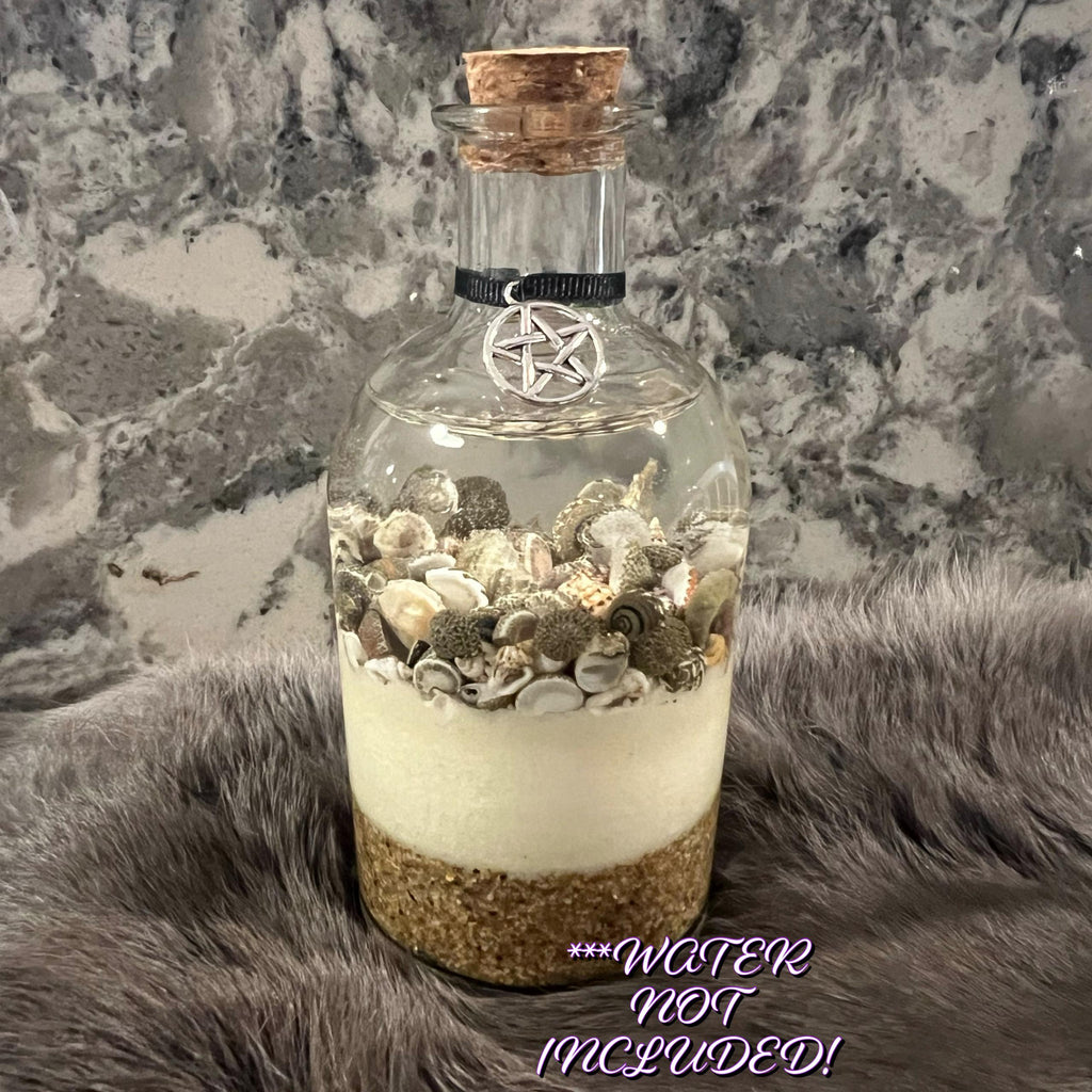 Elemental Altar Bottles: Witchcraft Ritual Tools, Altar Decor