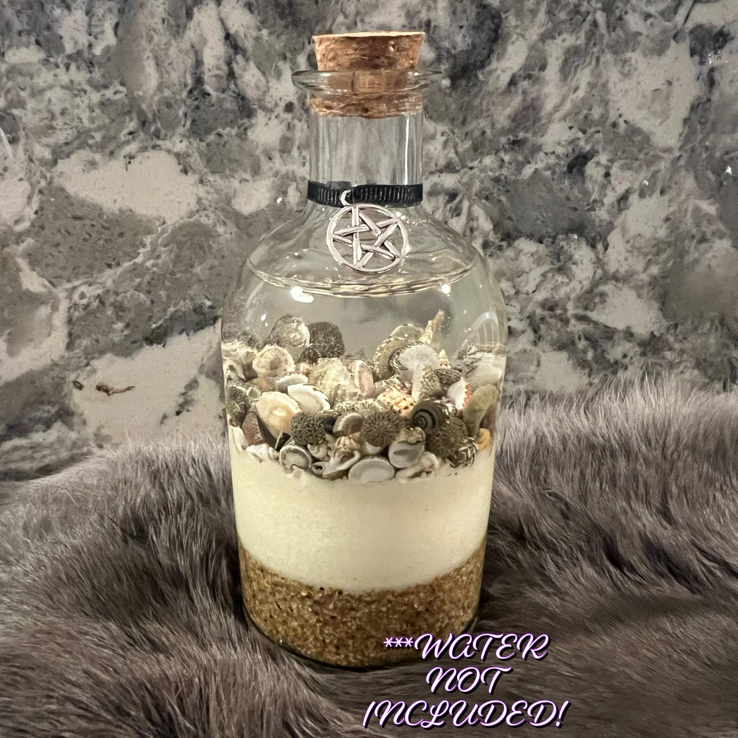 Elemental Altar Bottles: Witchcraft Ritual Tools, Altar Decor