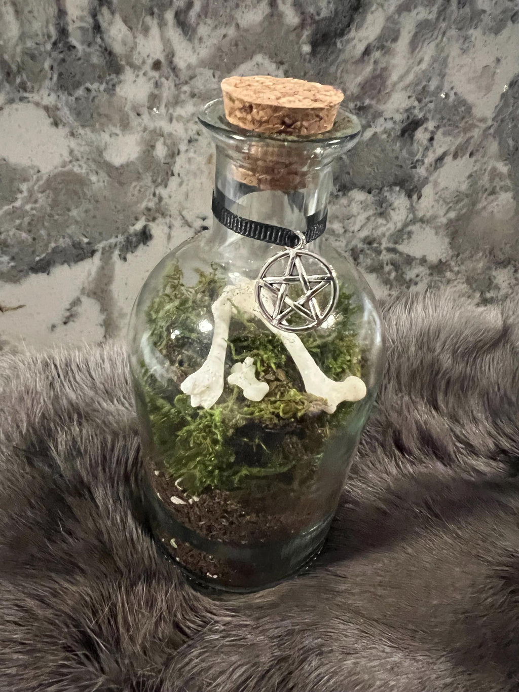 Elemental Altar Bottles: Witchcraft Ritual Tools, Altar Decor