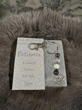Gemstone Manifestation Keychain: Witchy Intention Charm