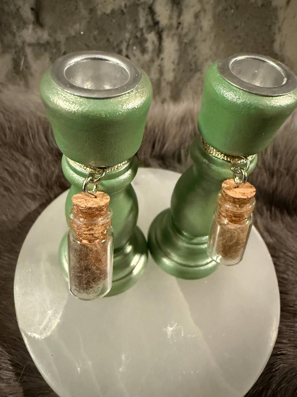 Goddess Brigid: Diety Chime Candle Holder Set