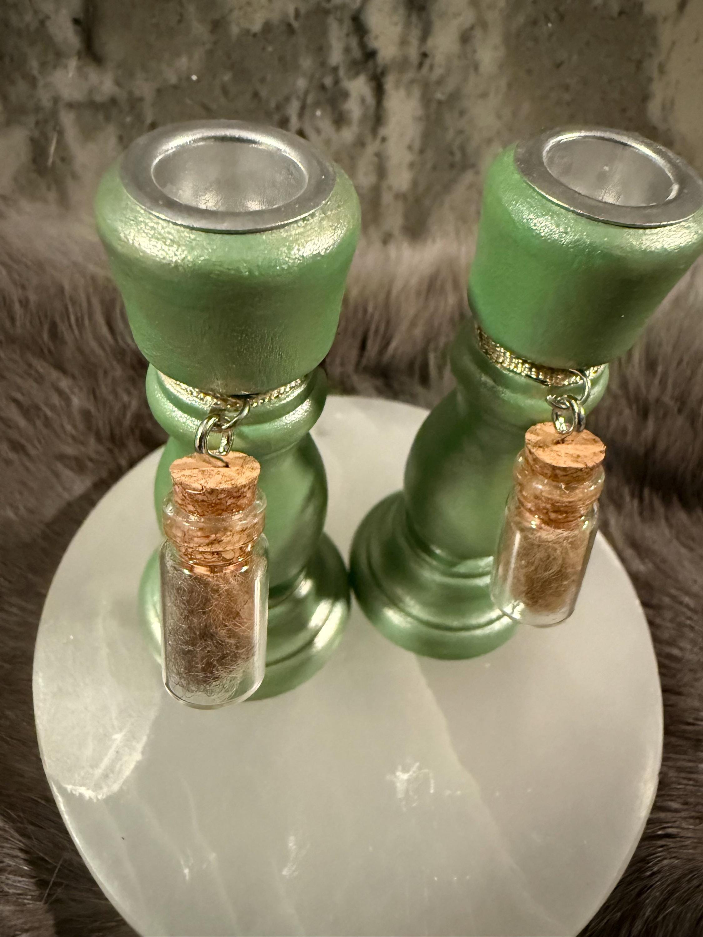 Goddess Brigid: Diety Chime Candle Holder Set