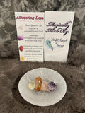 Attract Love Gemstone Kit: Rose Quartz, Amethyst, Citrine & Carnelian